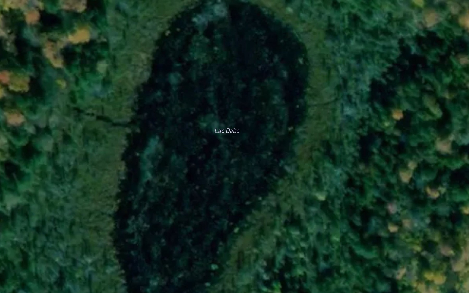 Satellite map of the Lac Dabo