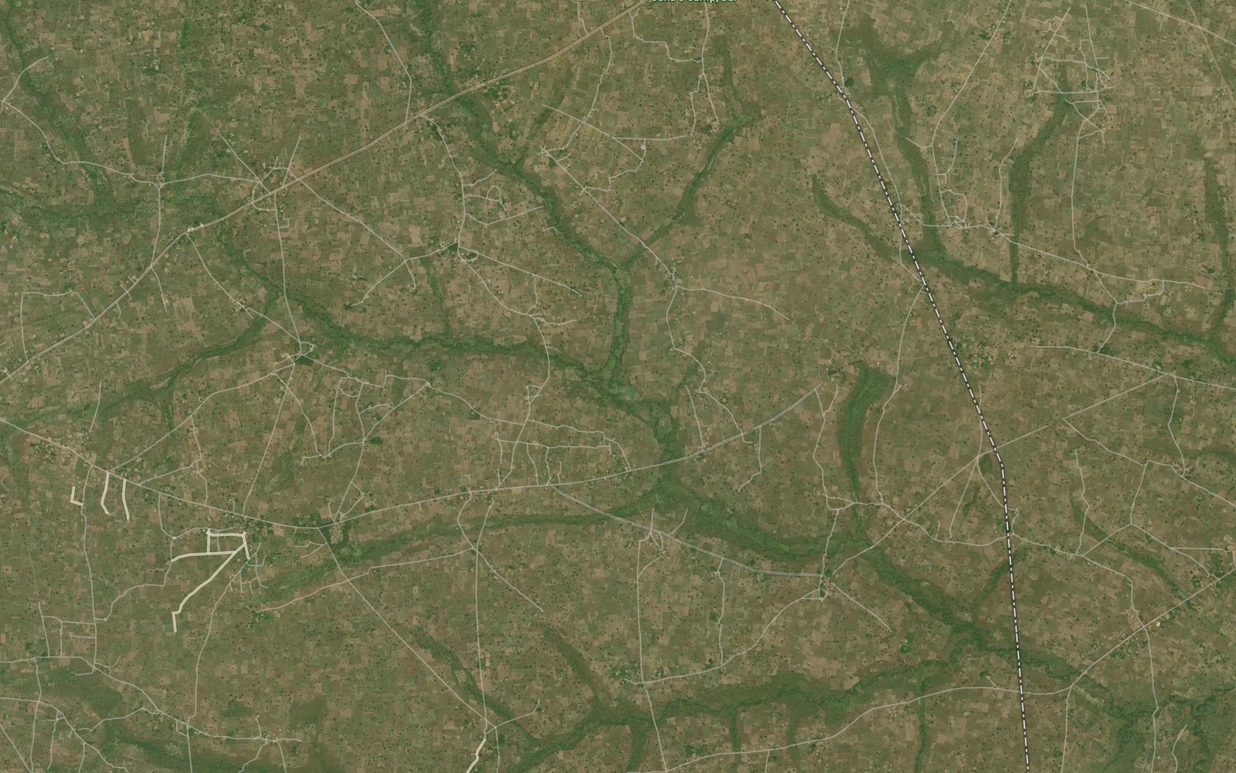 Satellite map of the River Mtom