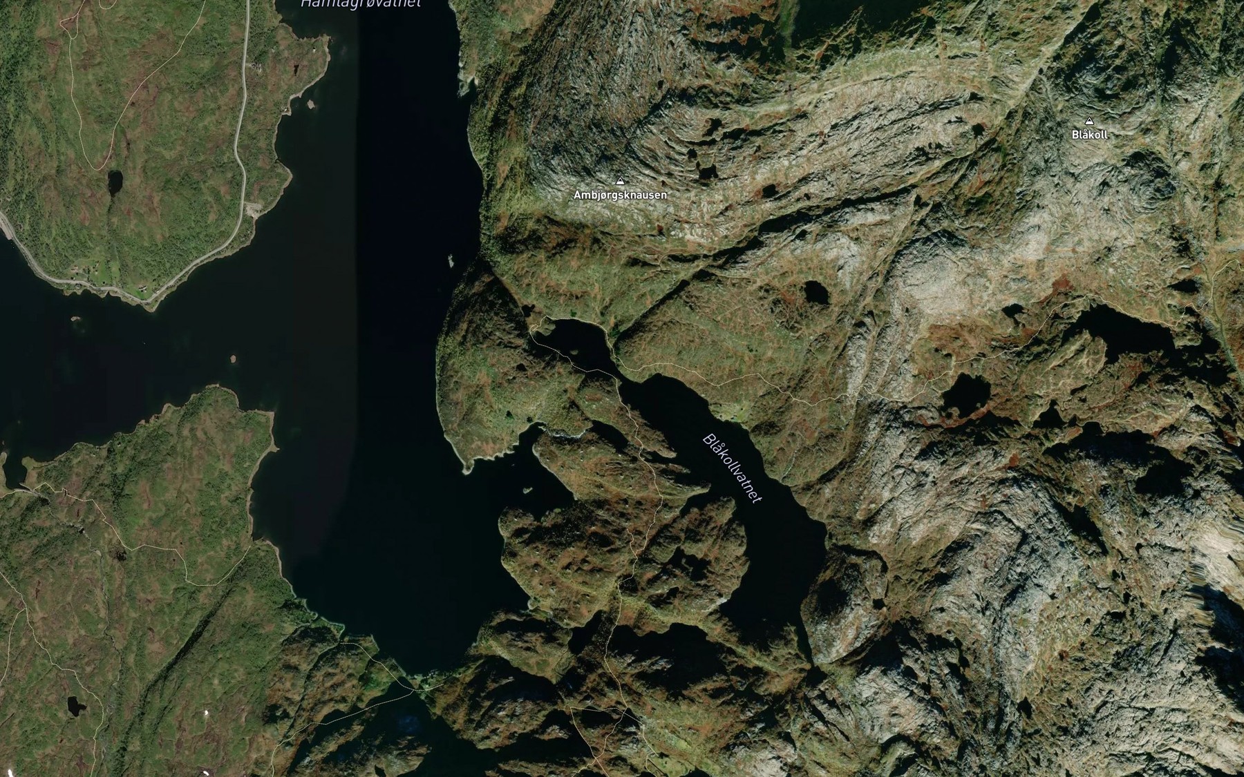Satellite map of the Vasset
