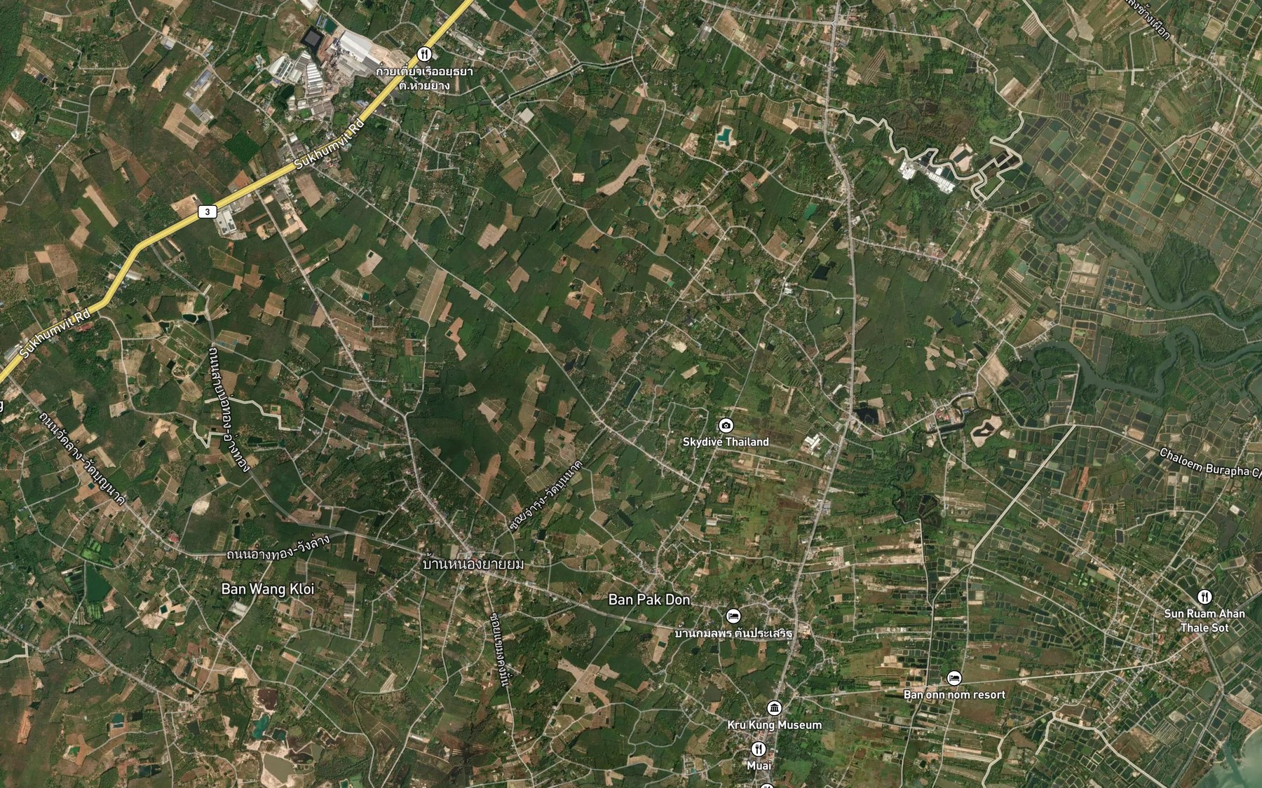 Satellite map of the Sa Nam Ban Chamrung