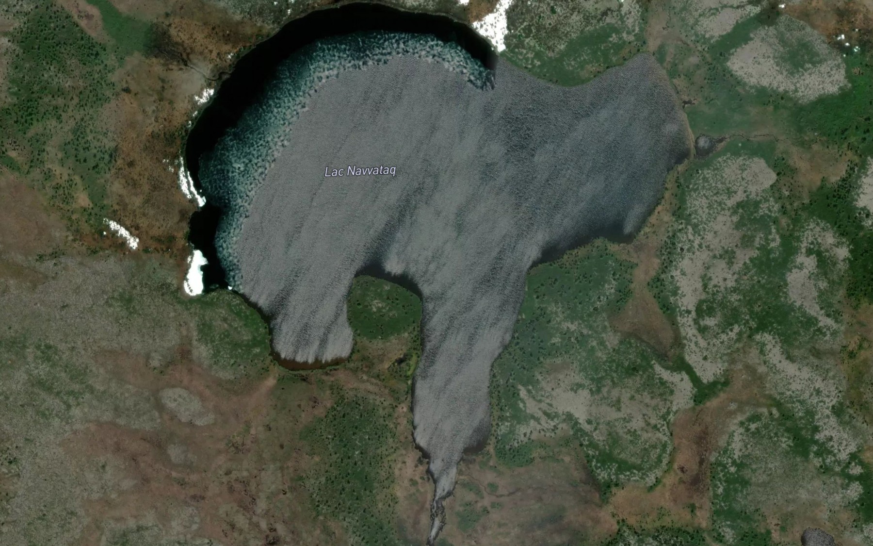 Satellite map of the Lac Navvataq