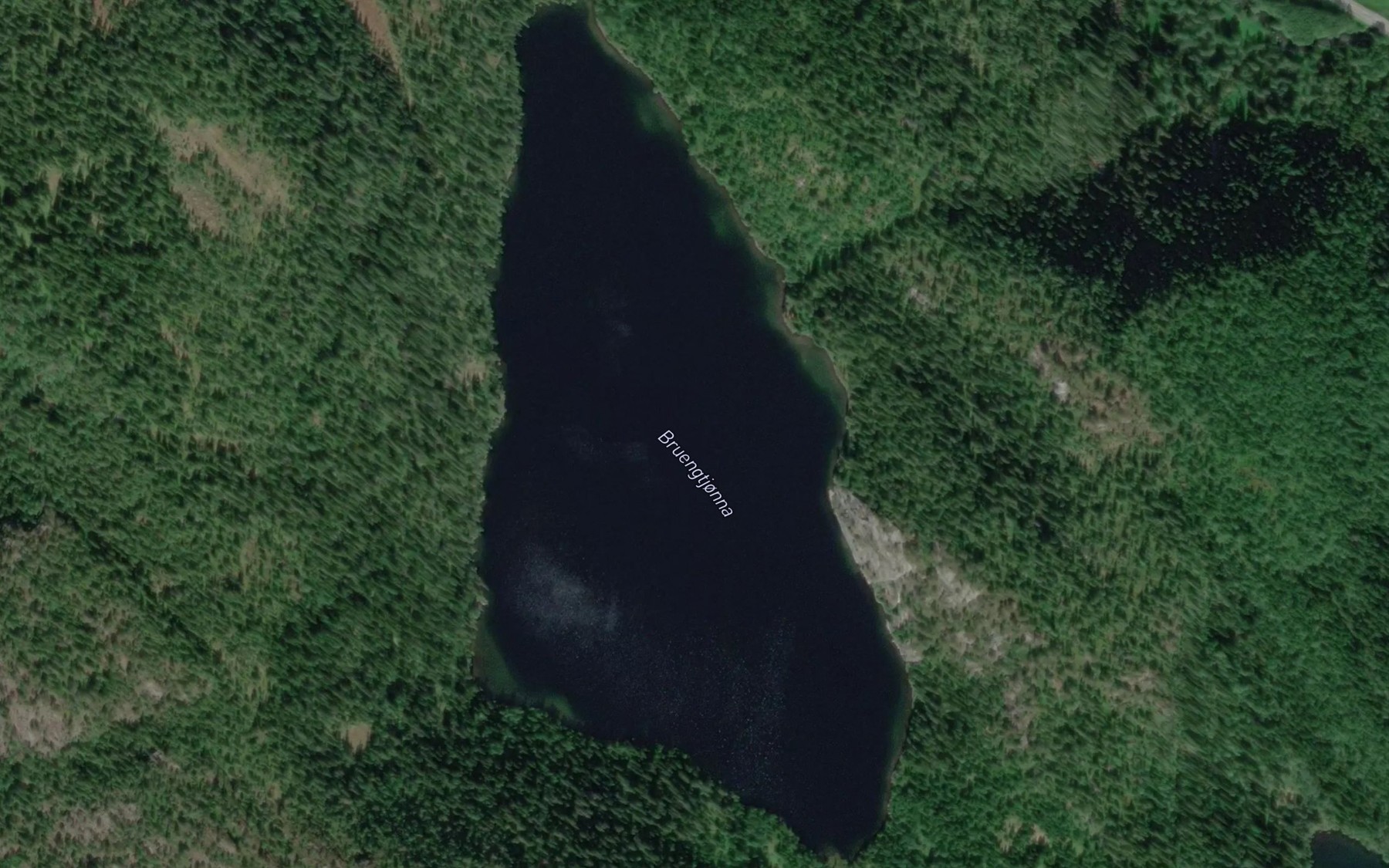 Satellite map of the Bruengtjorna