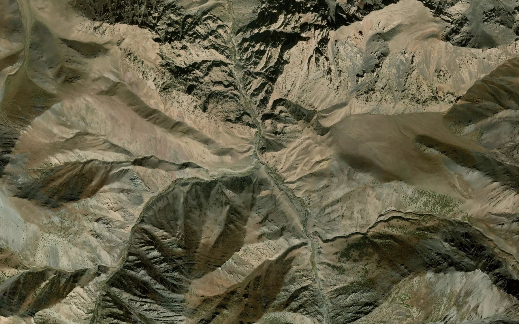 Satellite map of the Postun-Bulak