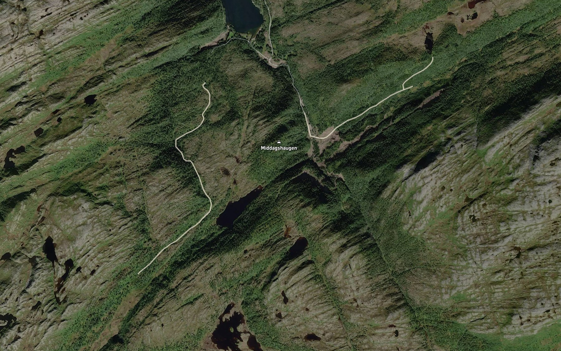 Satellite map of the Espeelva