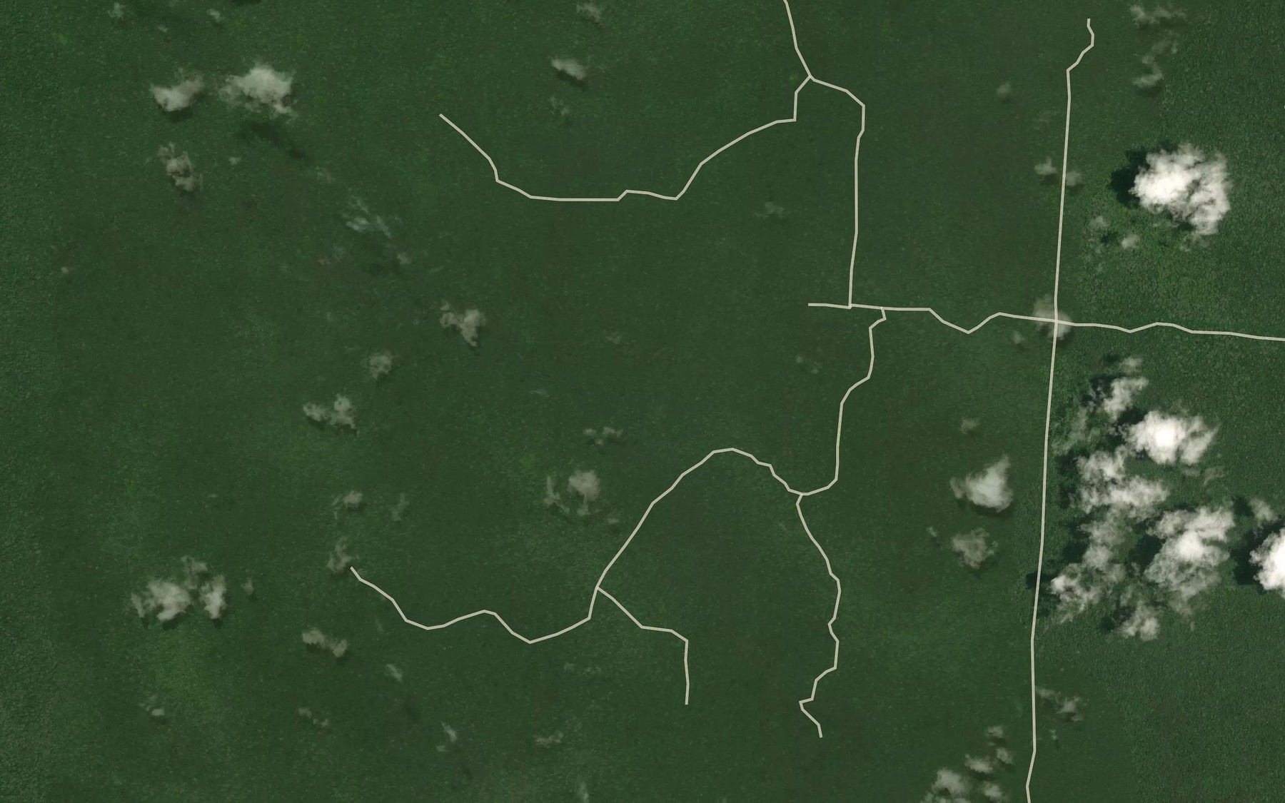 Satellite map of the Namossas