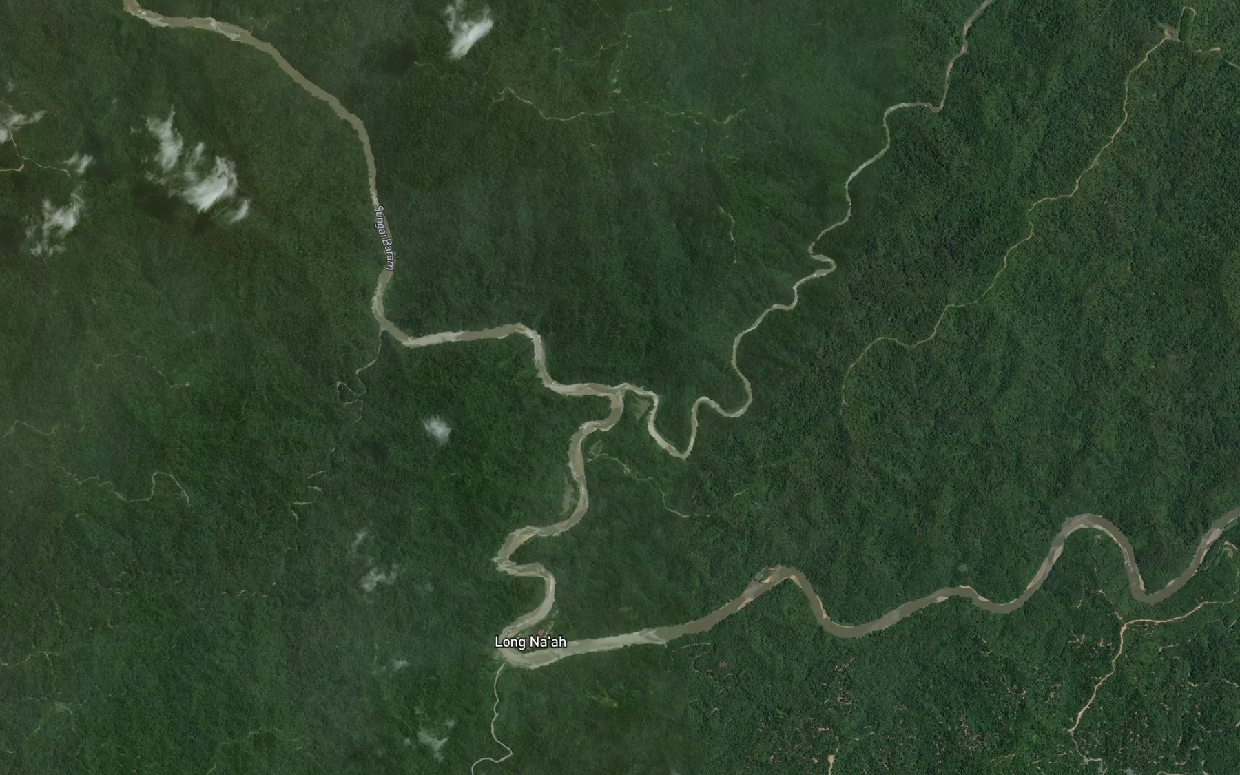 Satellite map of the Sungai Patah