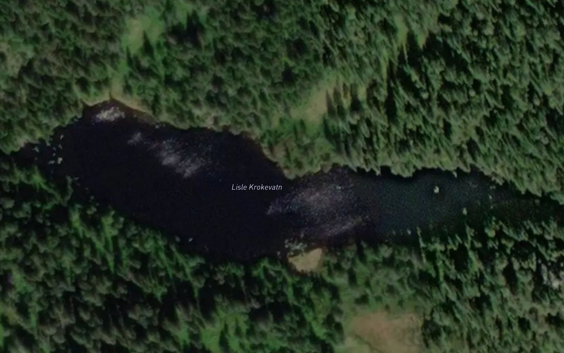 Satellite map of the Lisle Krokevatn