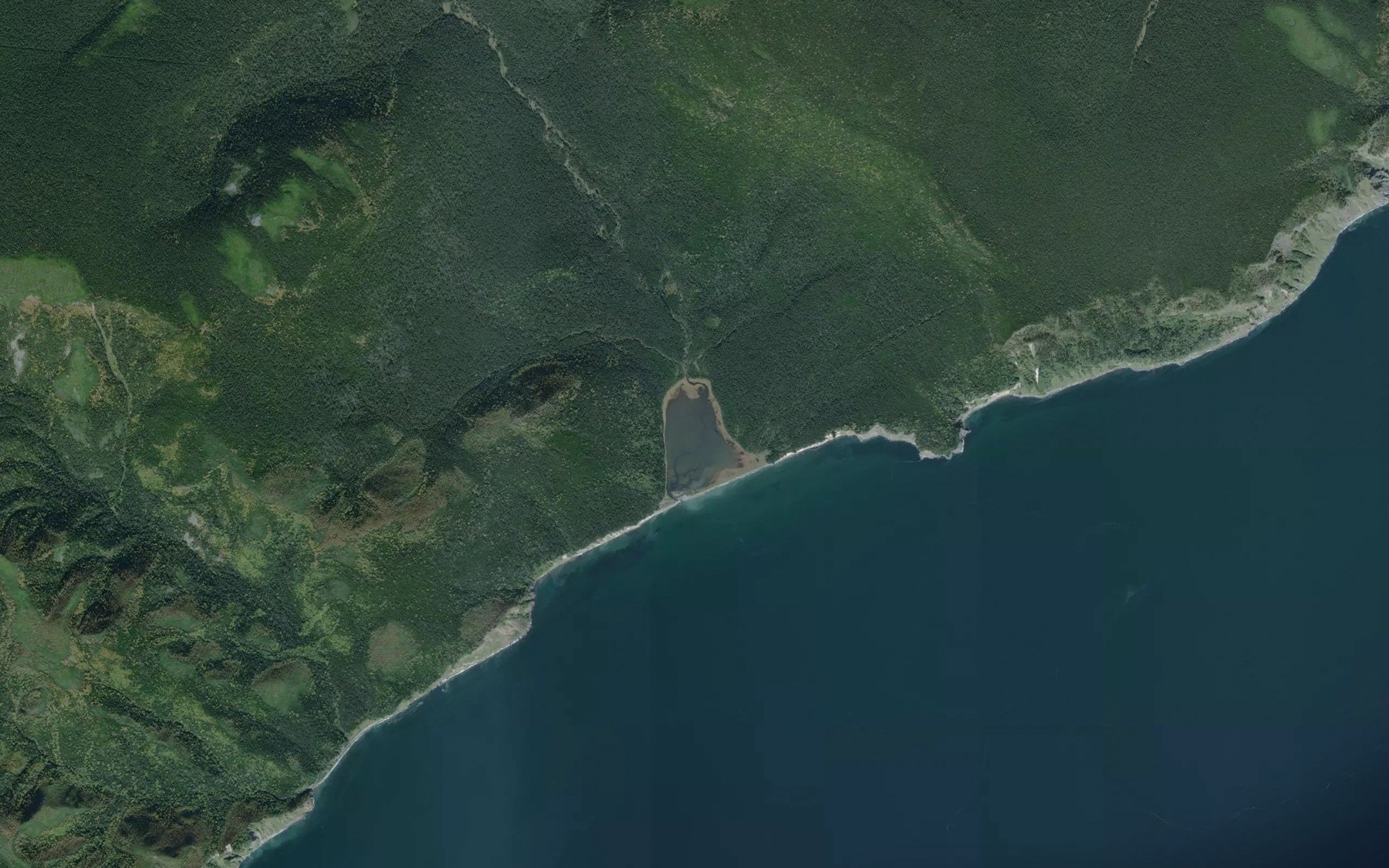 Satellite map of the Ozero Khoy