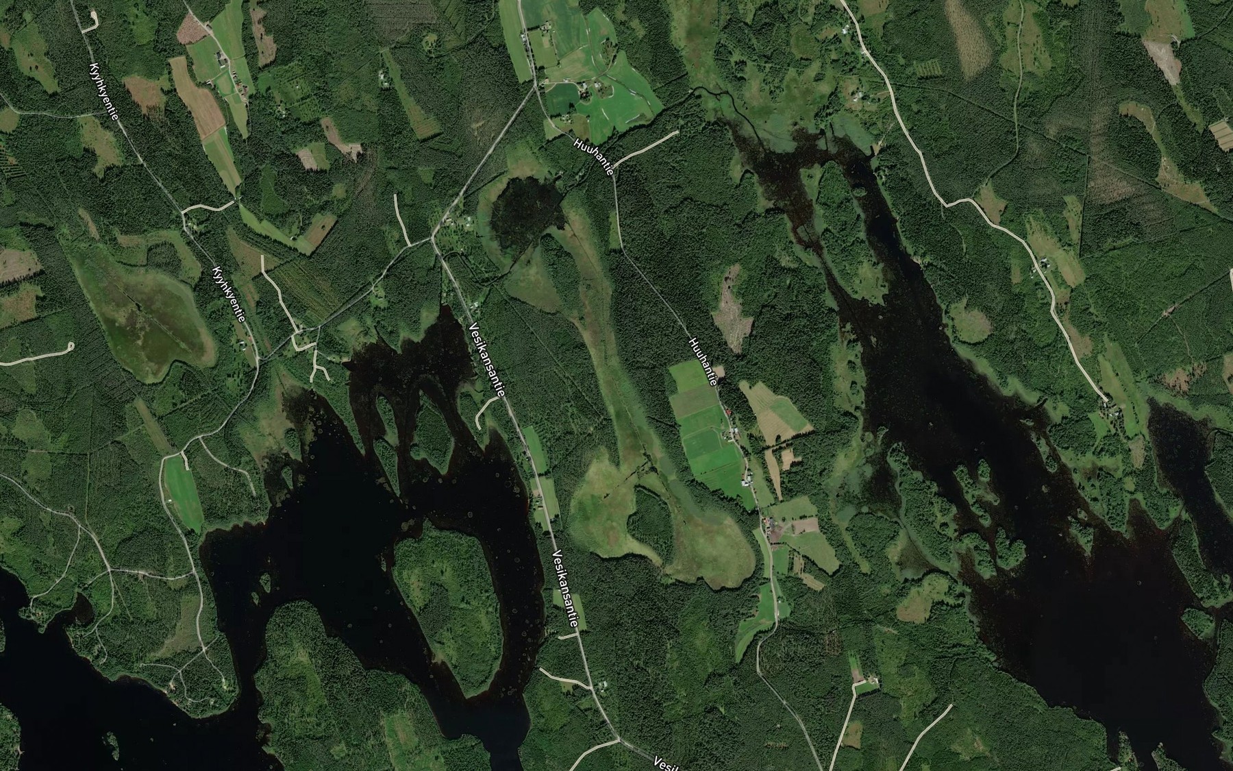 Satellite map of the Letvelampi
