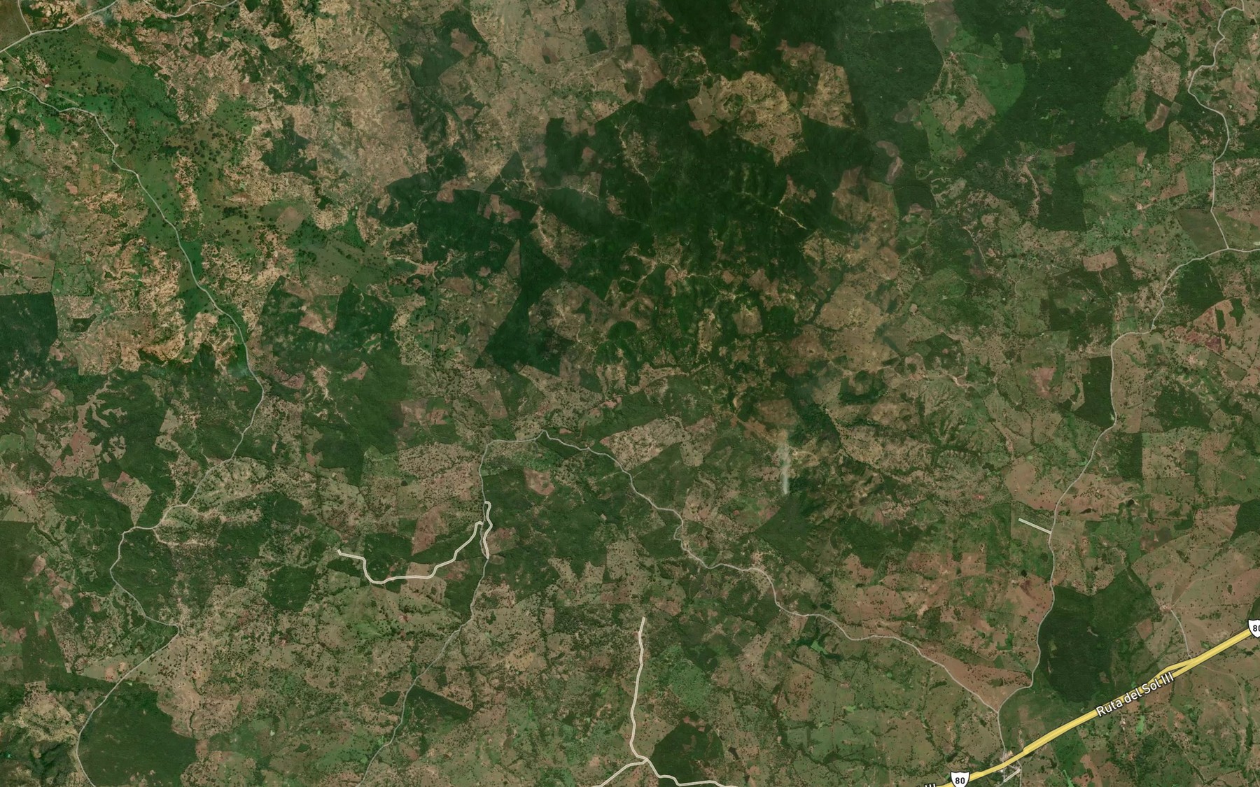 Satellite map of the Arroyo Chinito
