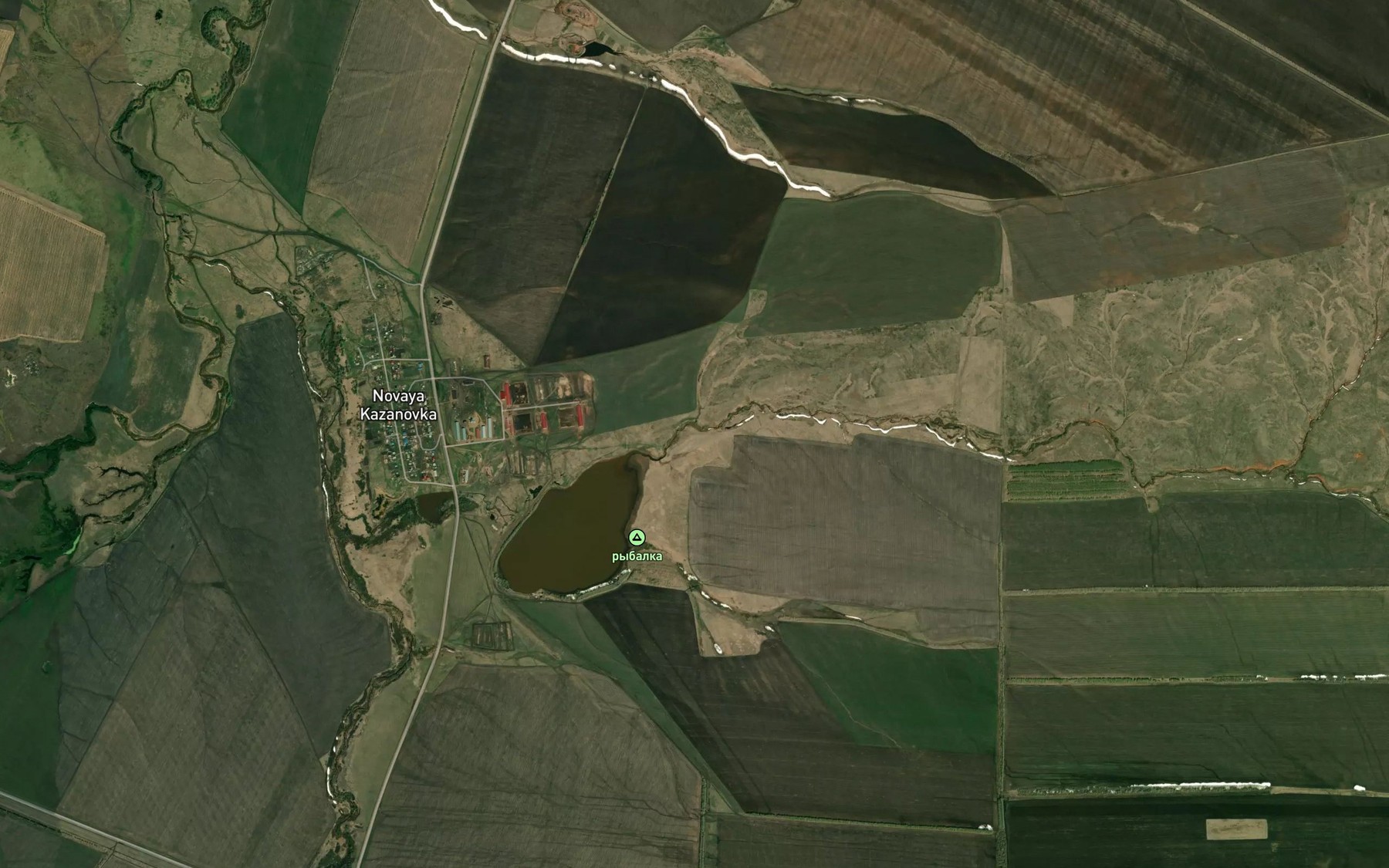 Satellite map of the Karagan
