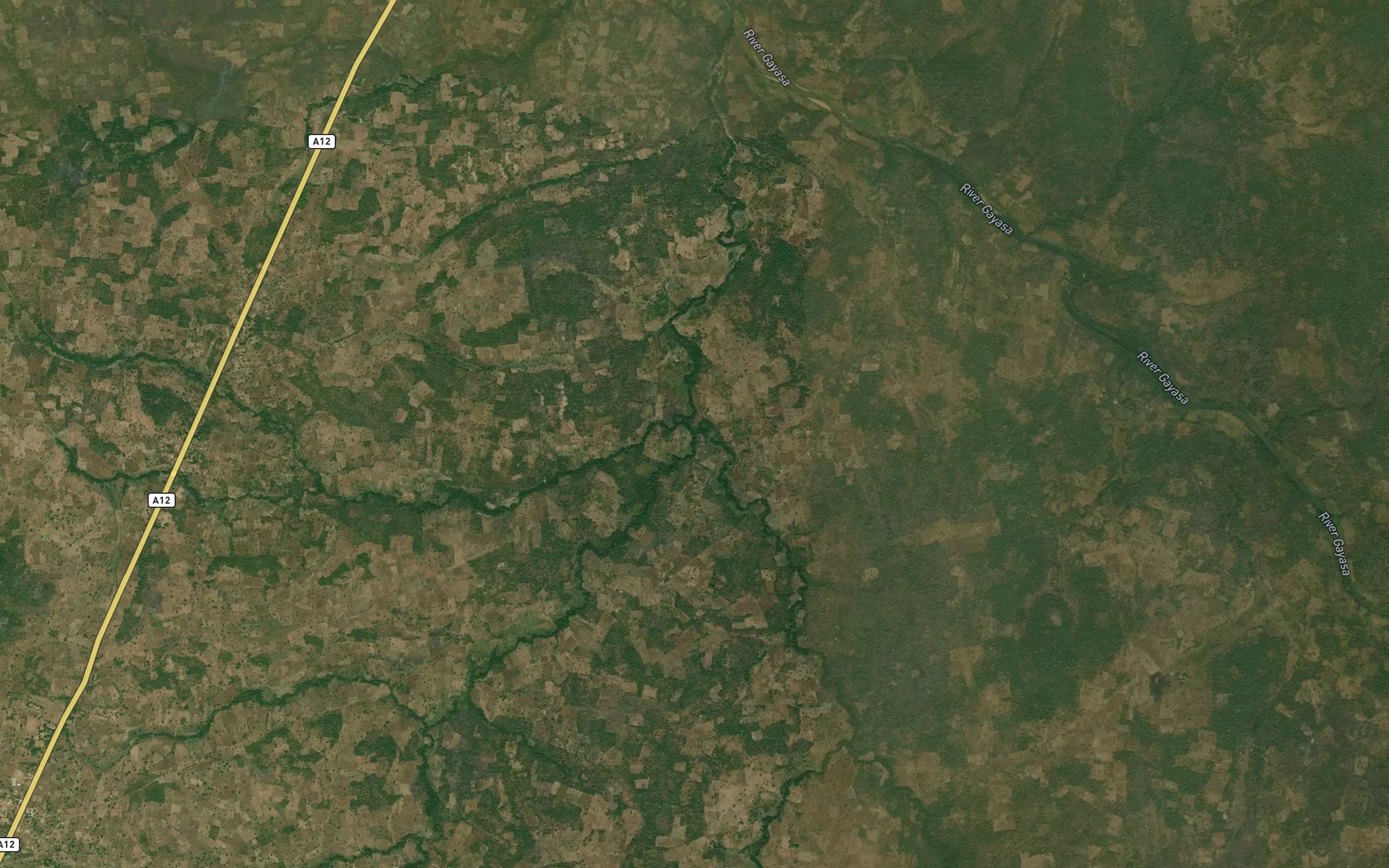 Satellite map of the Butu