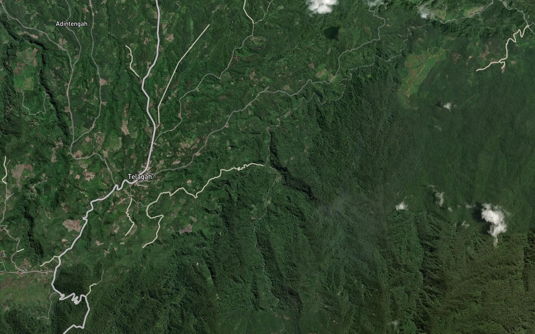 Satellite map of the Lao Bosbaran
