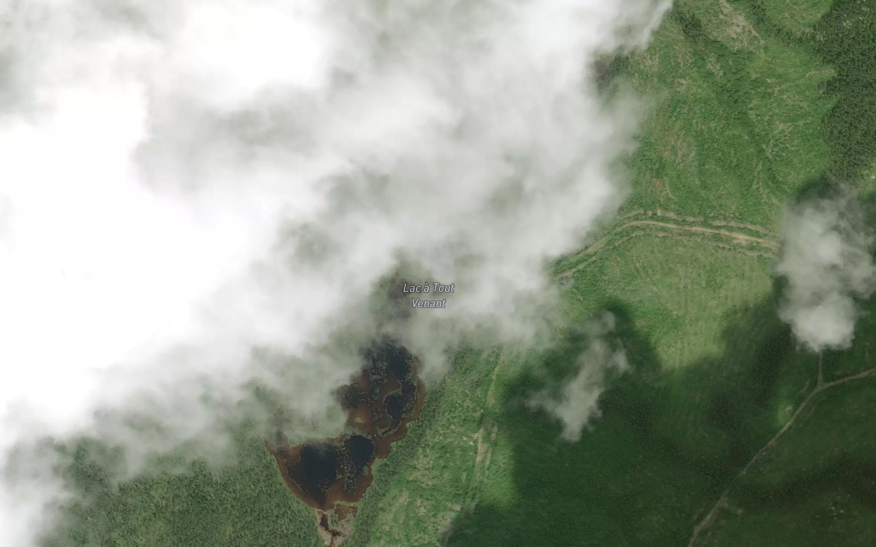 Satellite map of the Lac a Tout Venant
