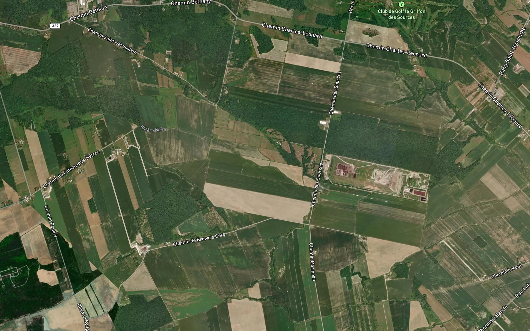 Satellite map of the Ruisseau Boa