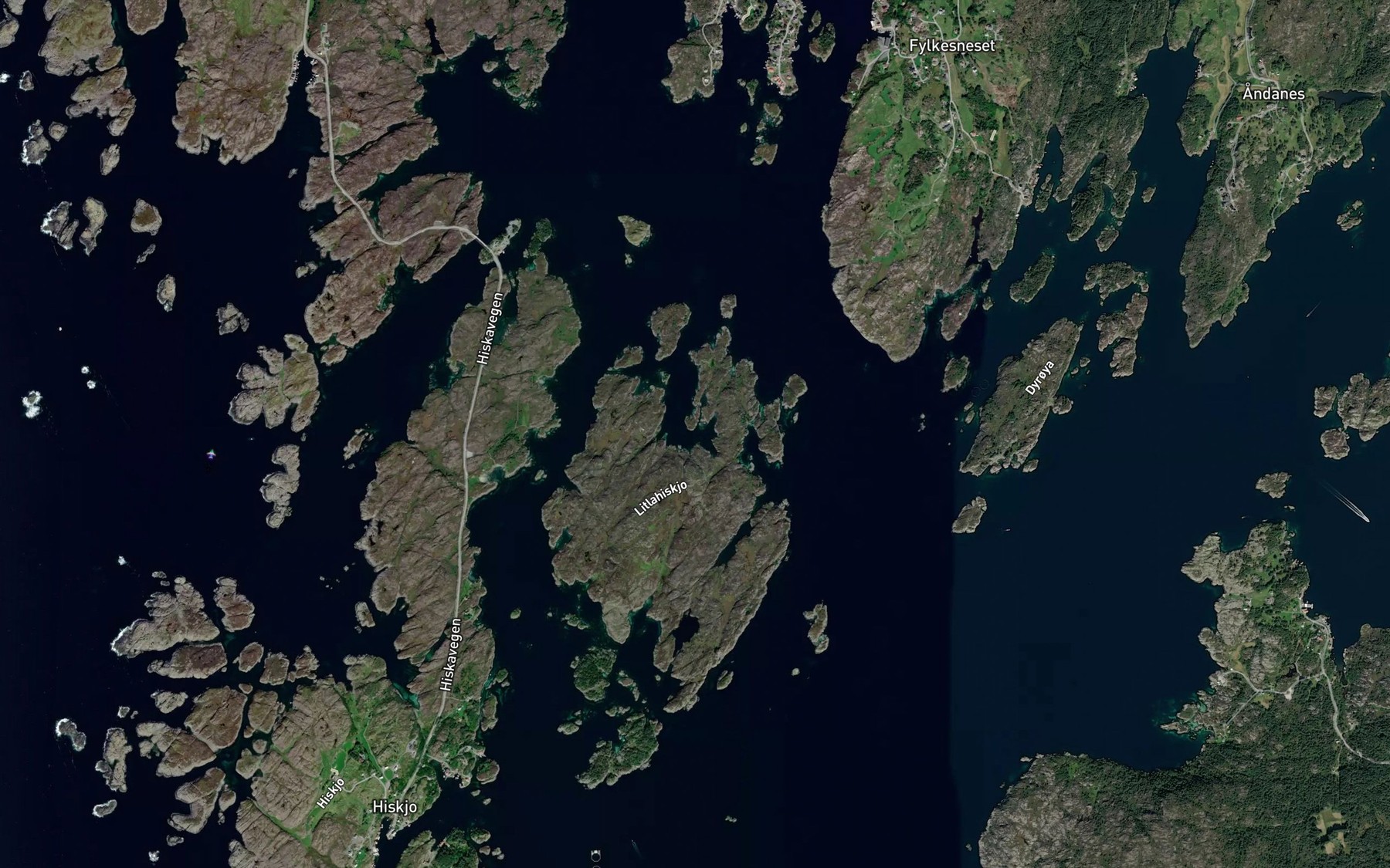 Satellite map of the Nordre Barmane