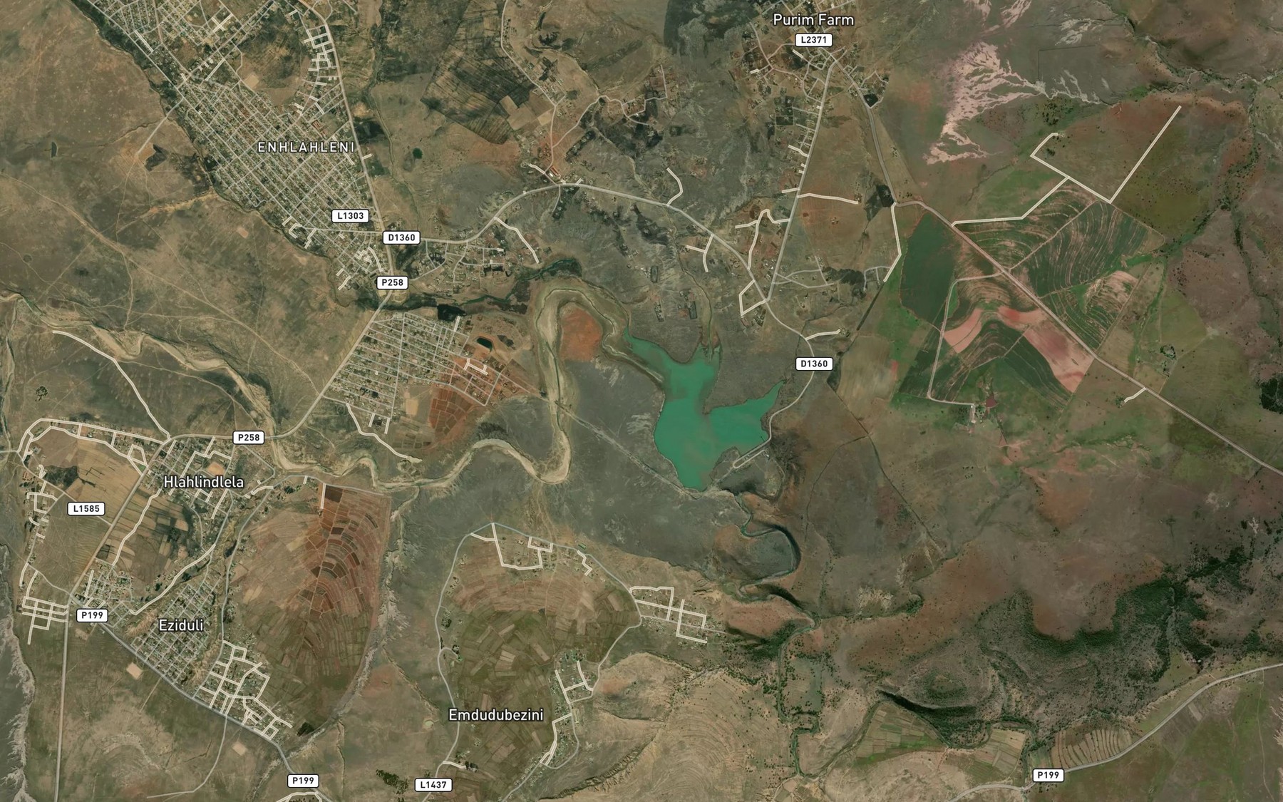 Satellite map of the Ogogo