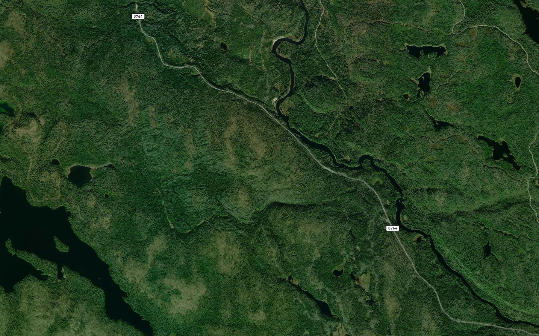 Satellite map of the Ruisseau Bruce