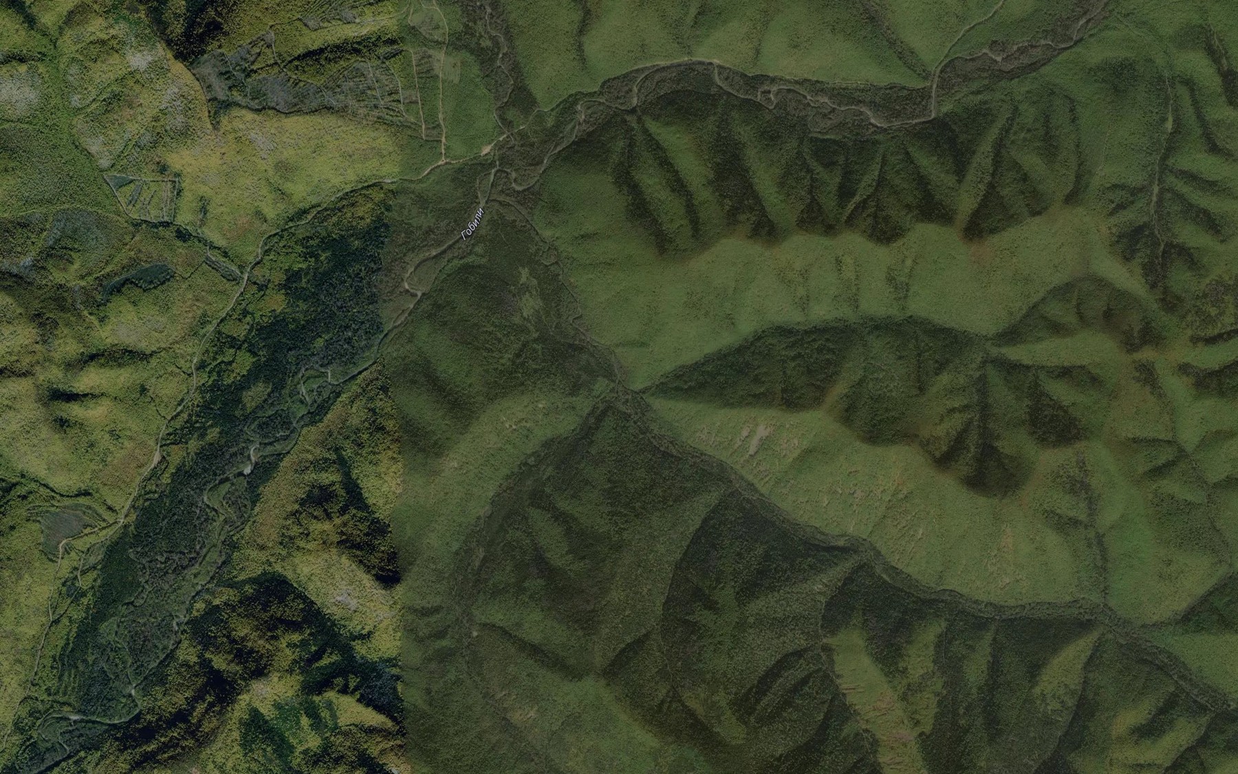 Satellite map of the Tanin