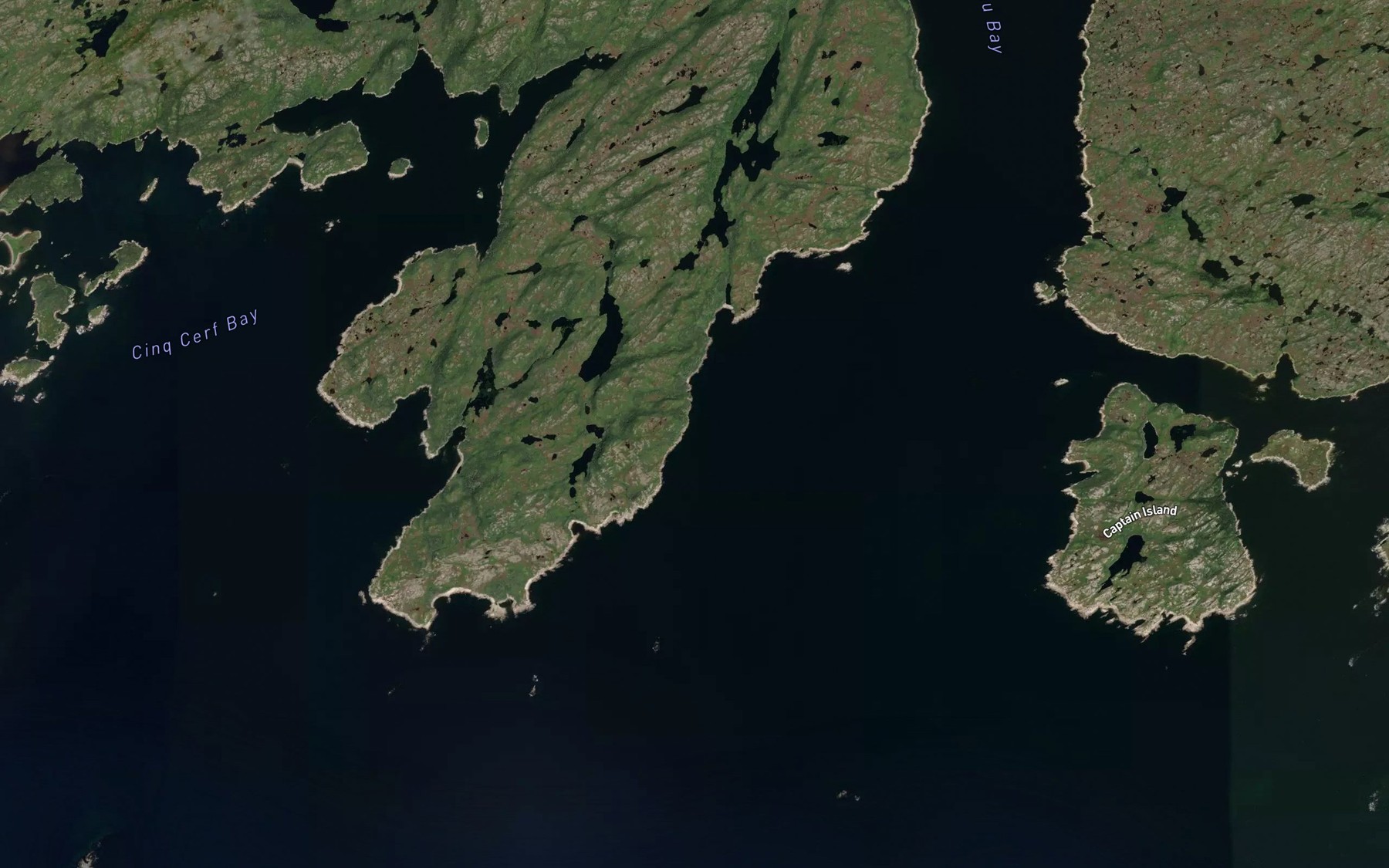 Satellite map of the The Basin