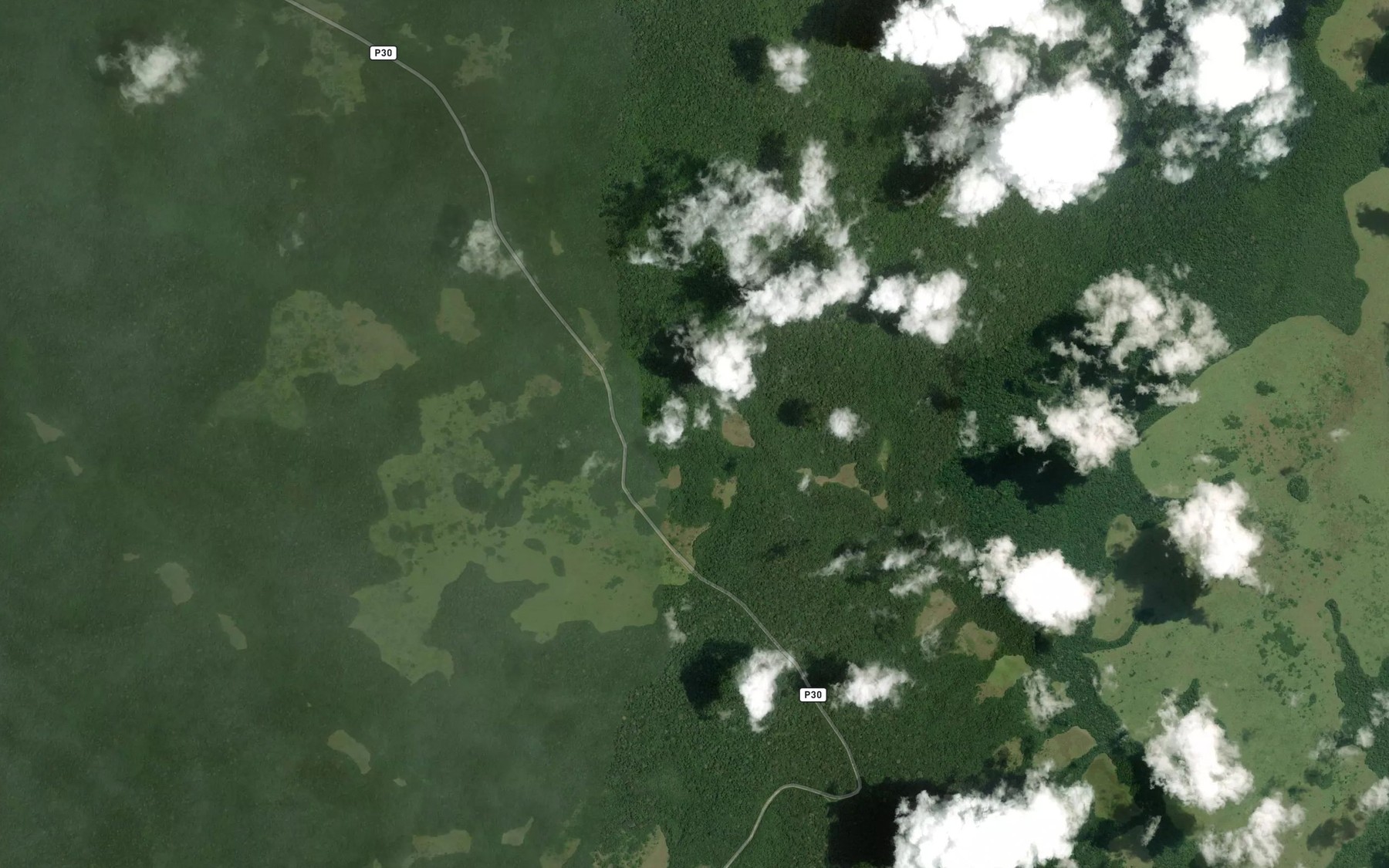 Satellite map of the Emolo