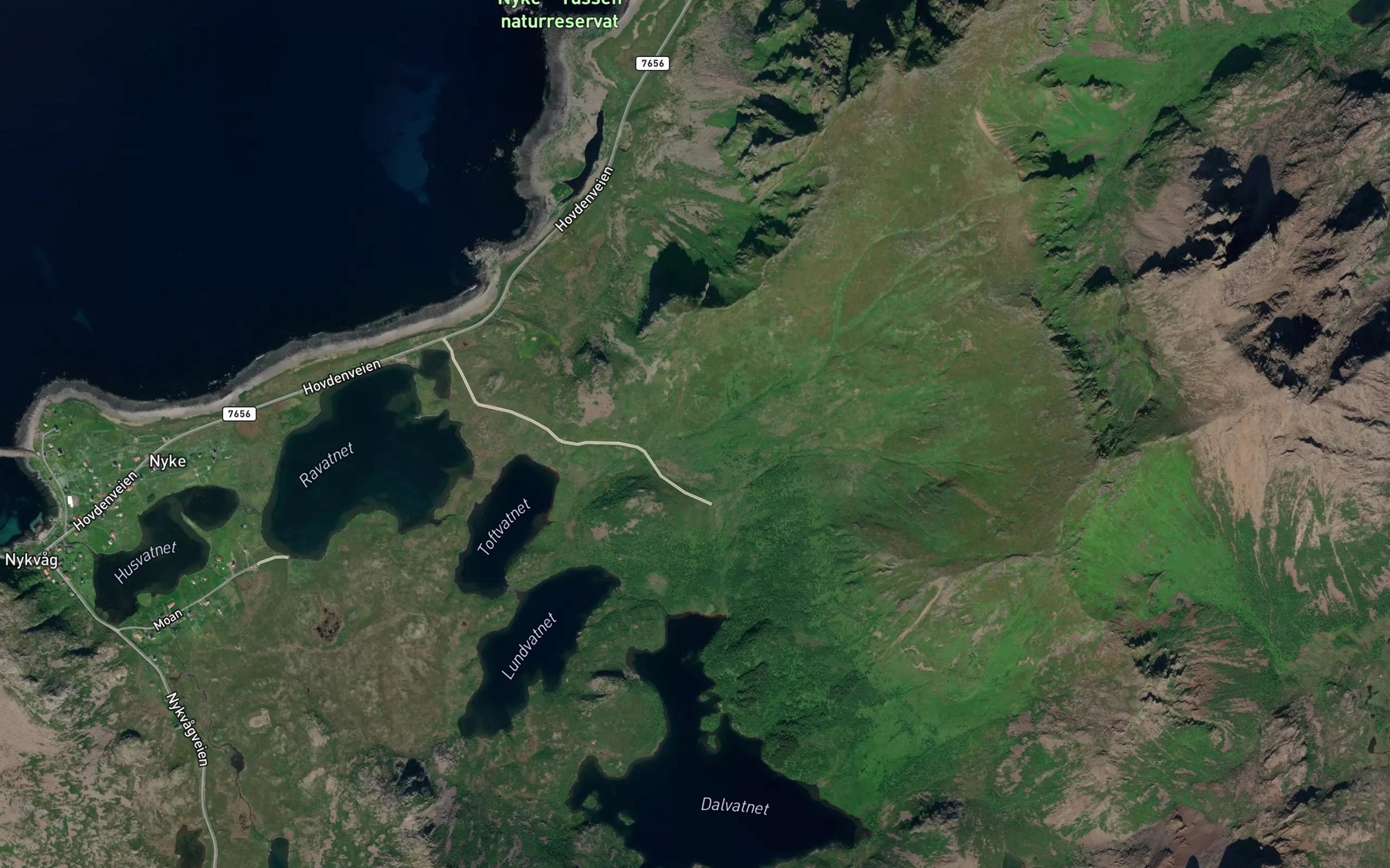 Satellite map of the Gauklielva