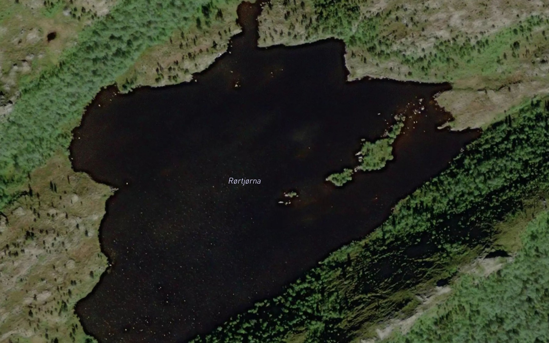 Satellite map of the Kalurddalstjorna