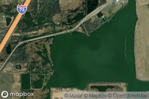 Satellite map of the Bay Creek