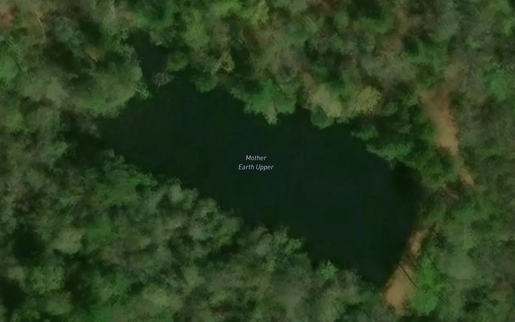 Satellite map of the Mother Earth Upper