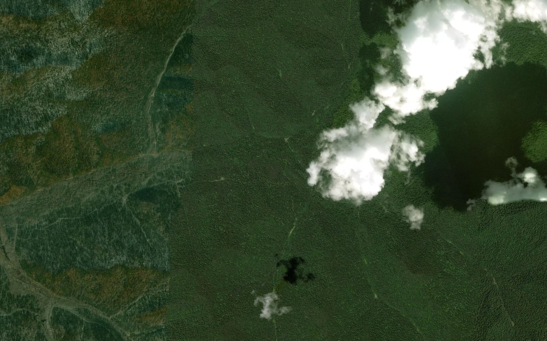 Satellite map of the Levaya Kimonka
