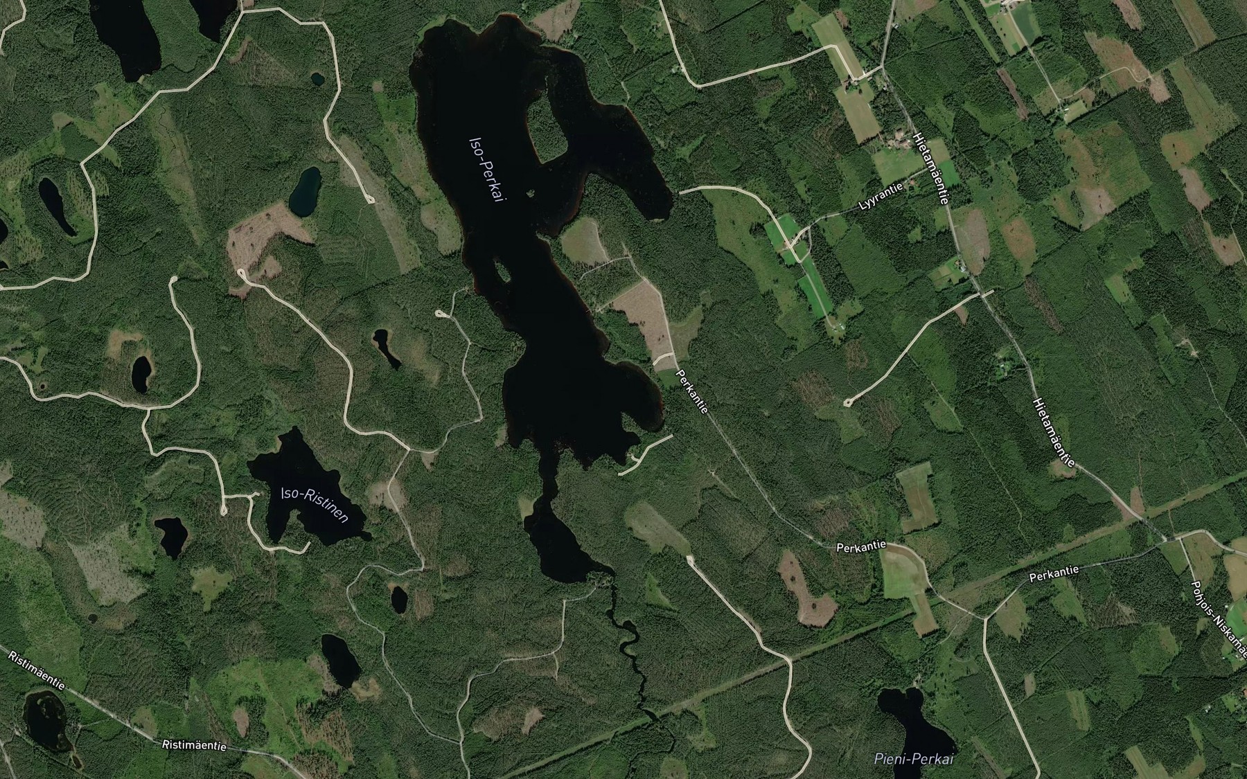 Satellite map of the Etelatalonlahti