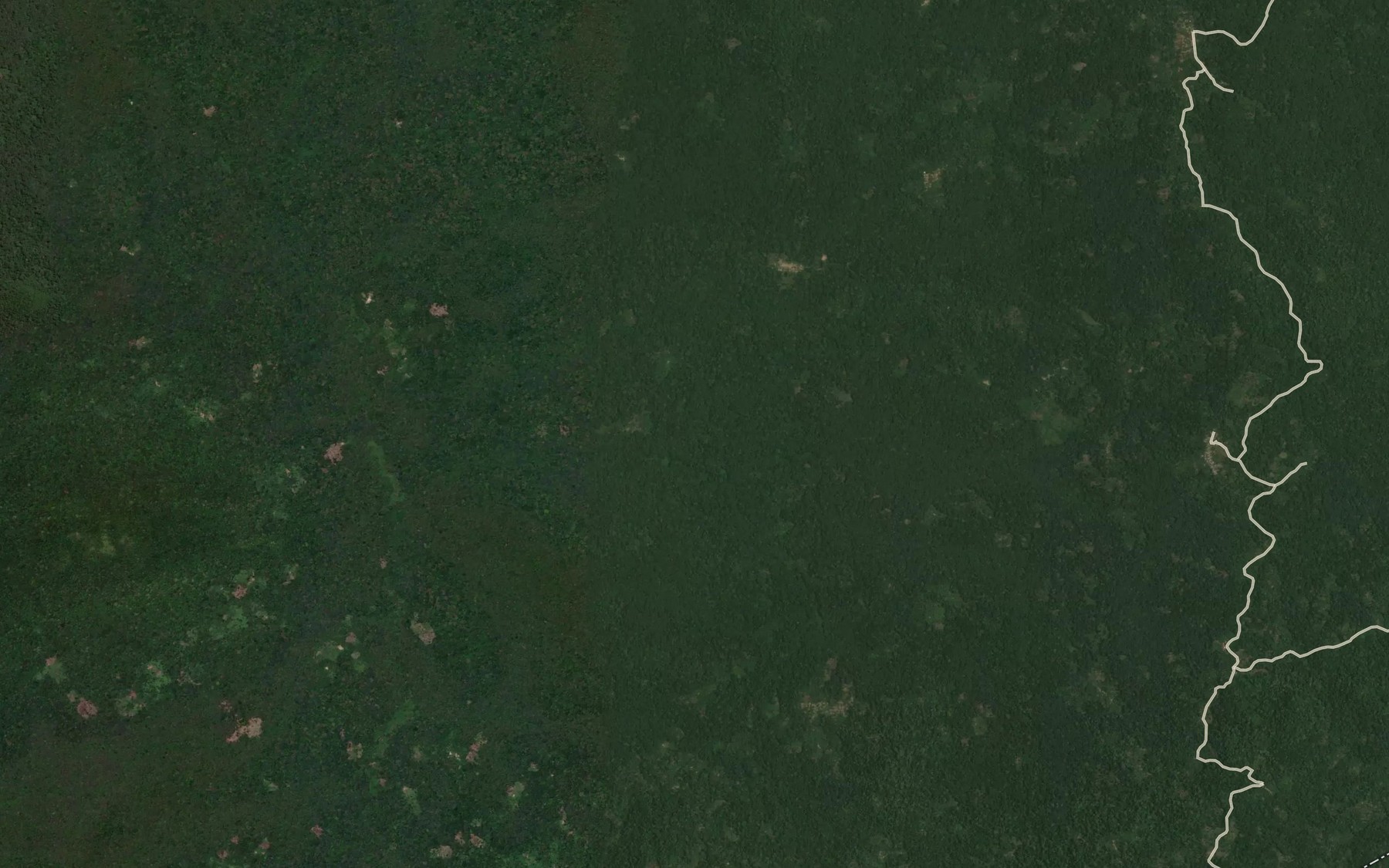 Satellite map of the Lubaiti