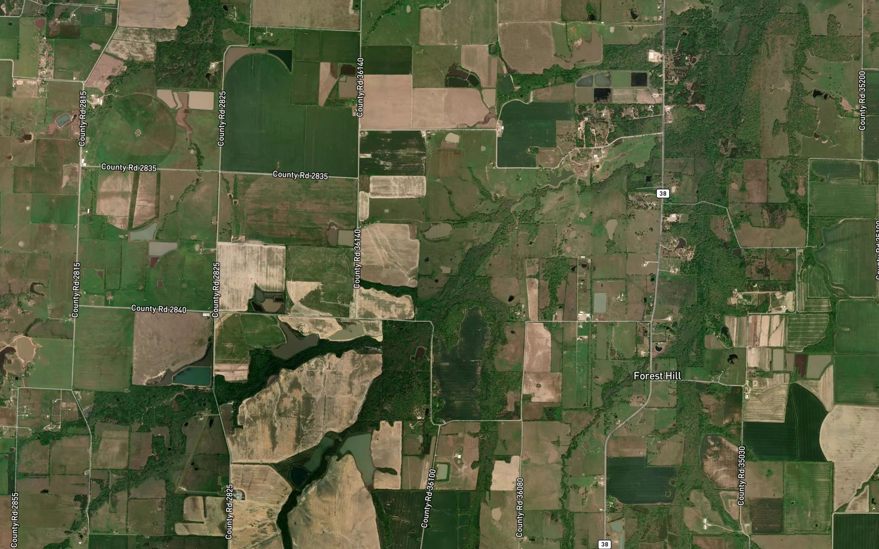 Satellite map of the Robinson Lake Number 1