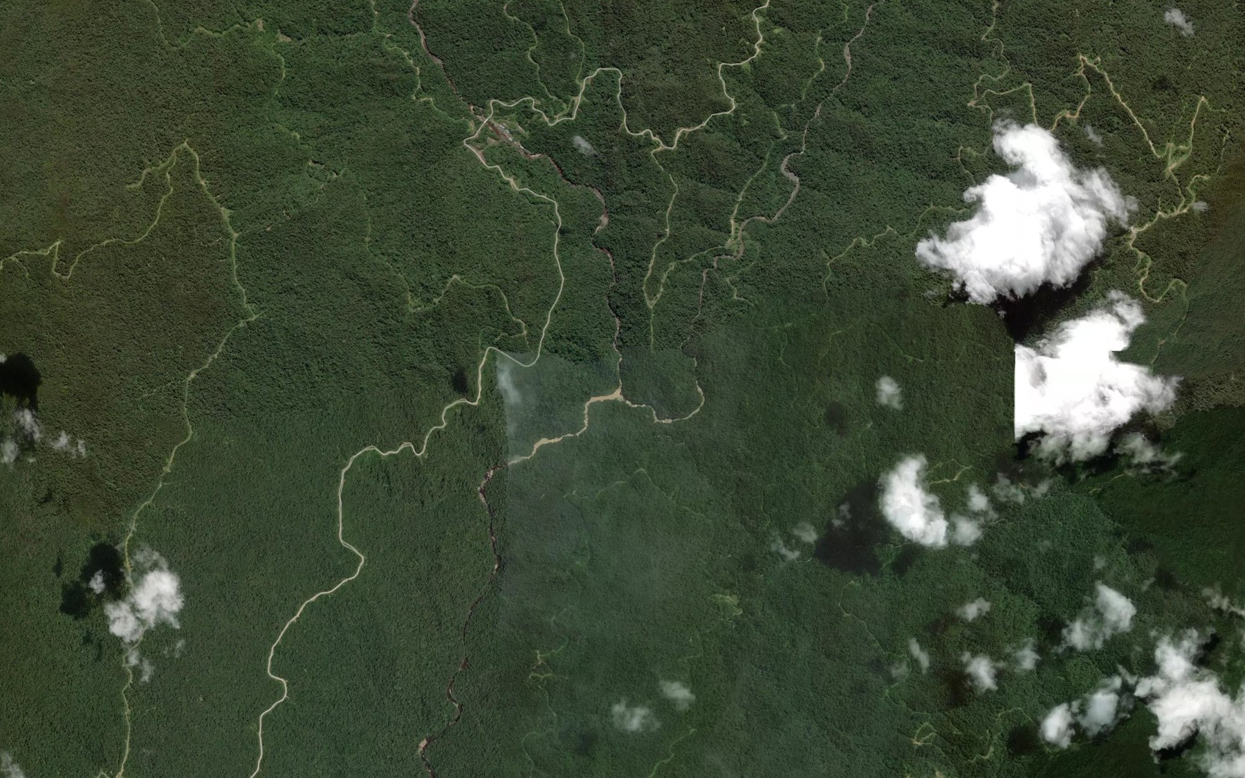 Satellite map of the Sungai Dappur