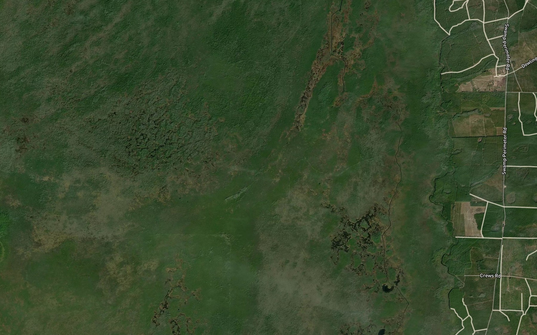 Satellite map of the Perch Lake
