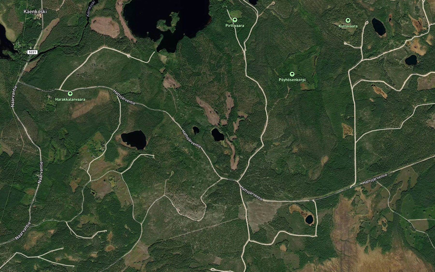 Satellite map of the Laskulampi