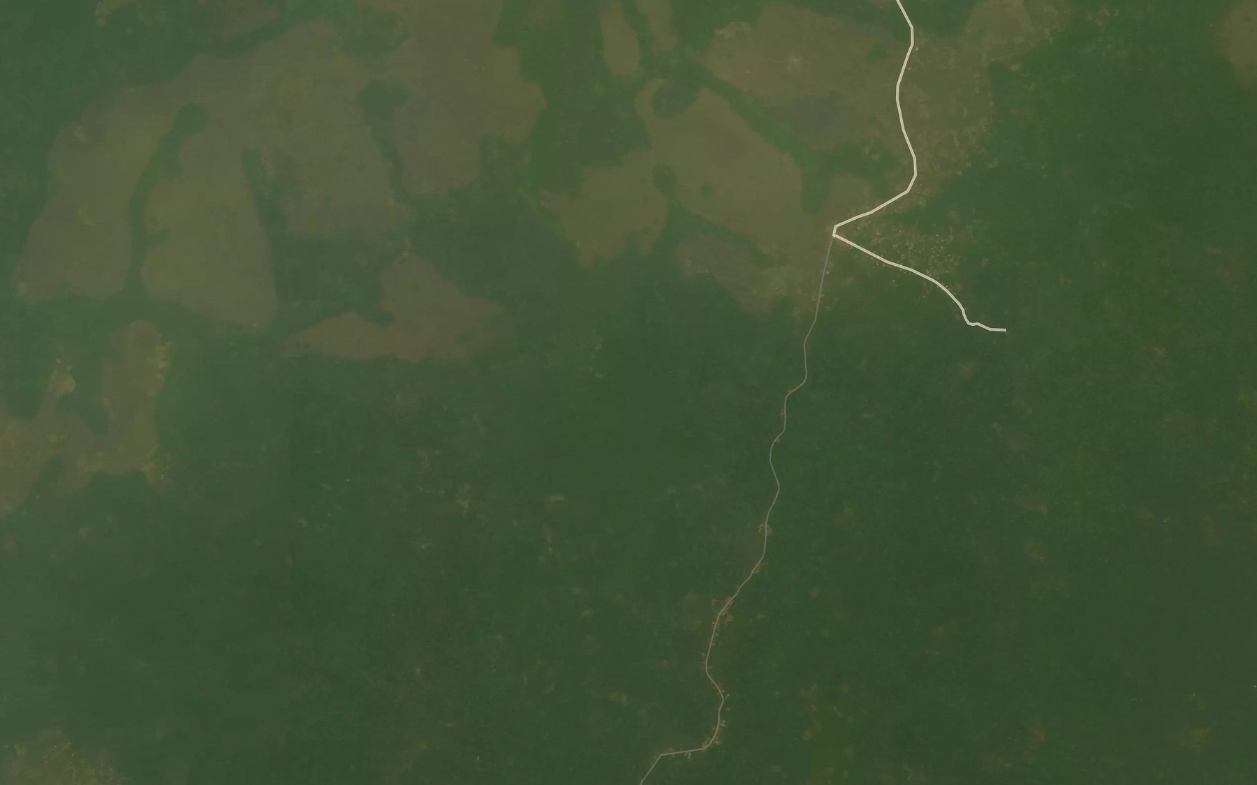 Satellite map of the Mekore