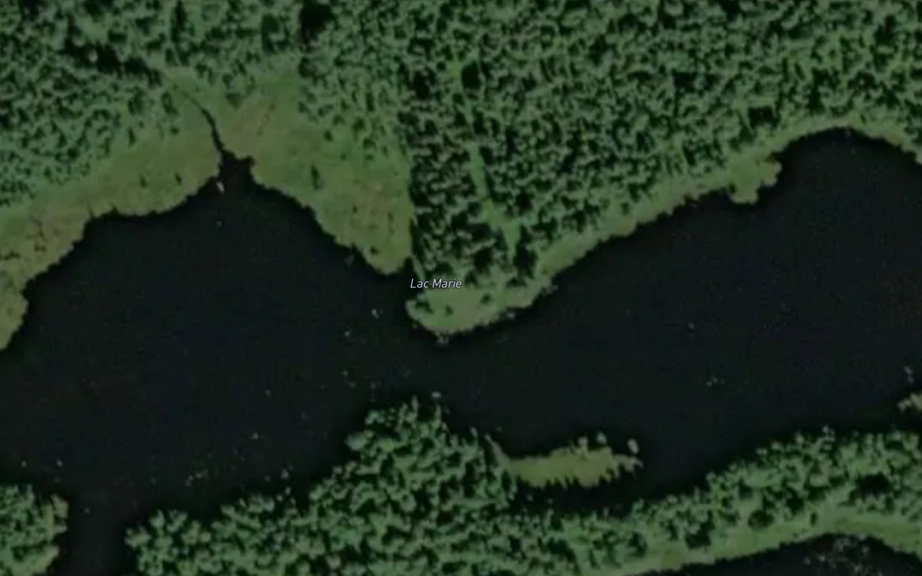 Satellite map of the Lac Marie