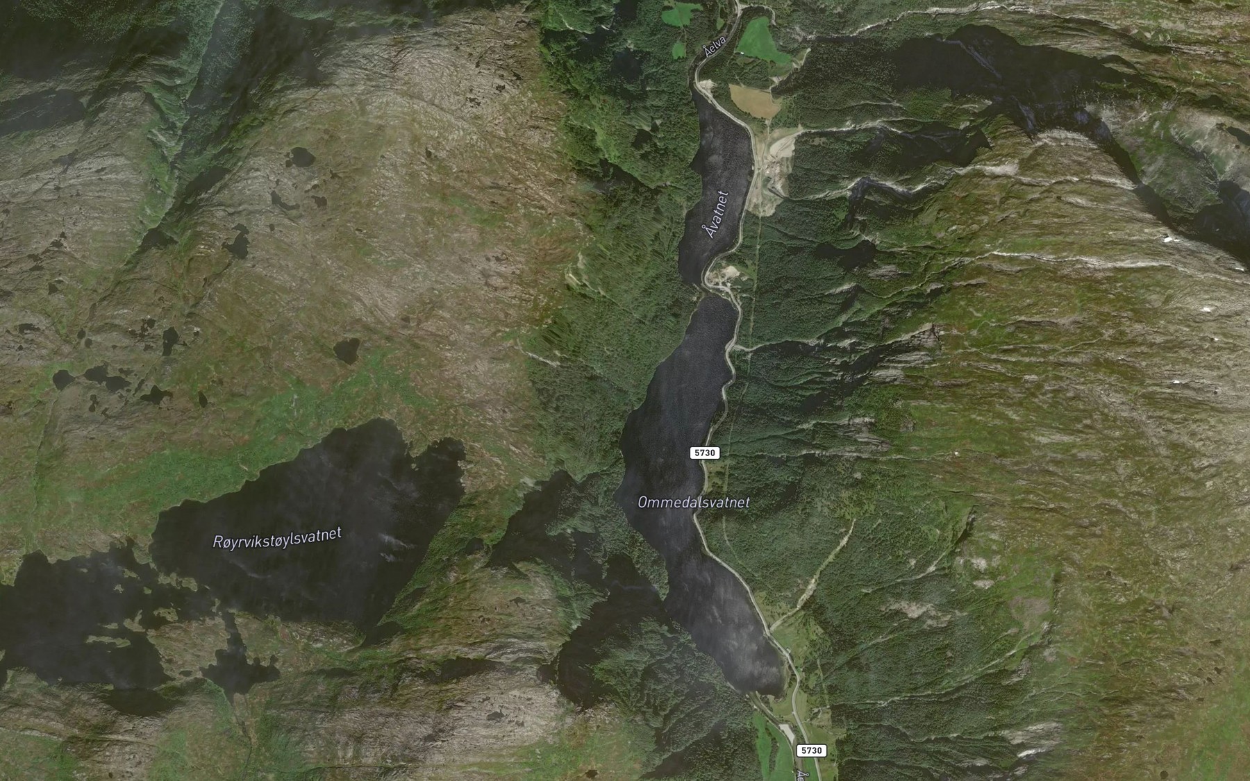Satellite map of the Sikjegrova