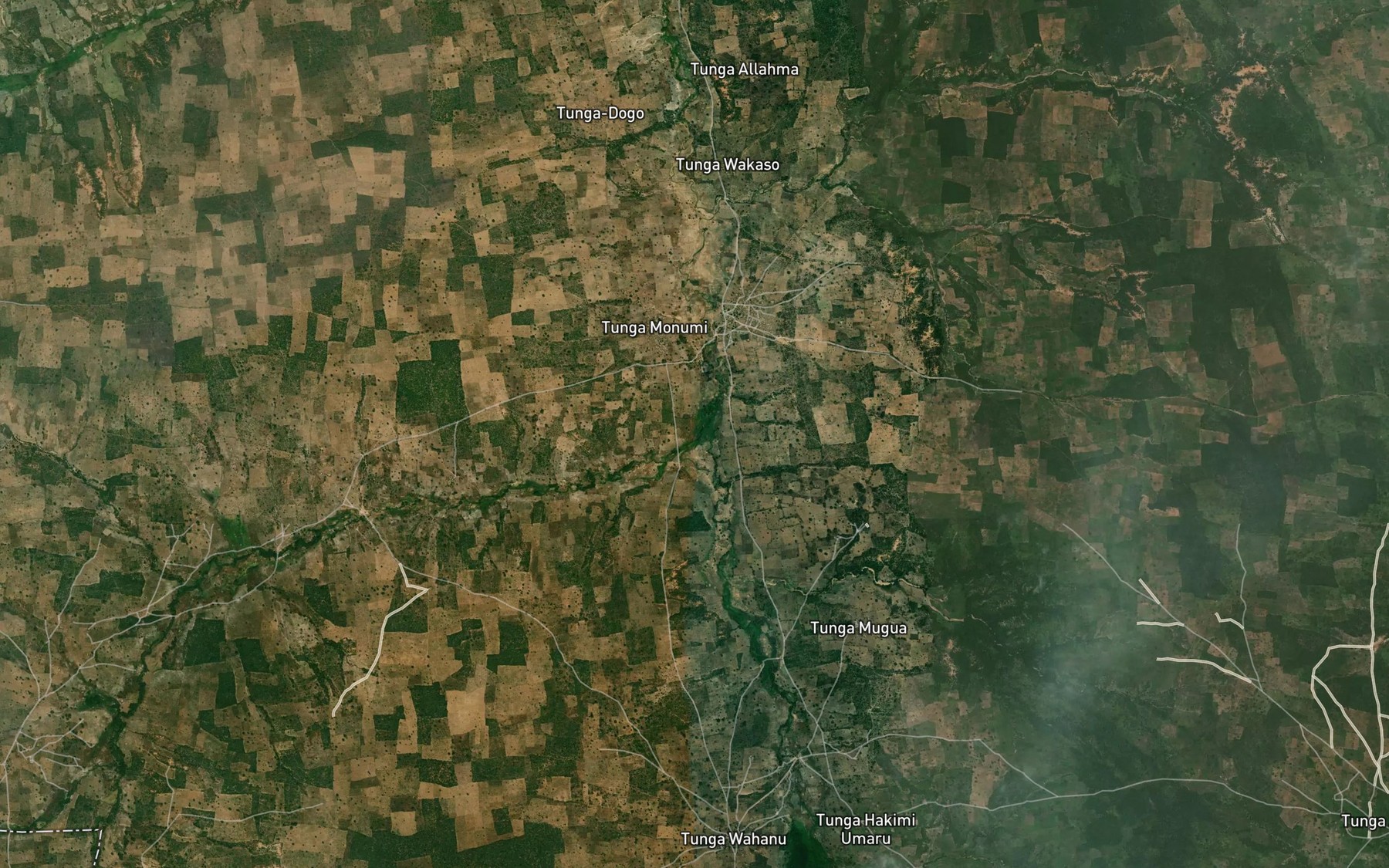 Satellite map of the River Korfa