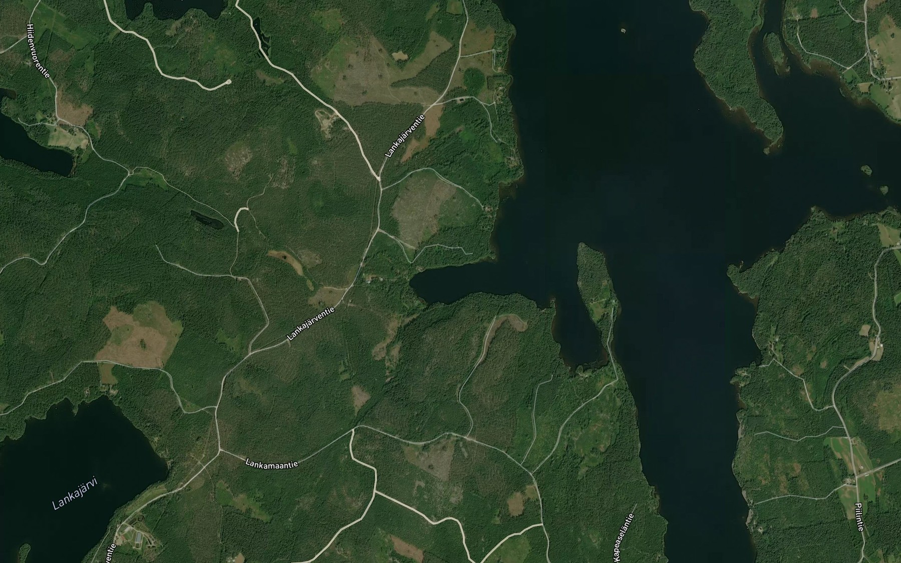Satellite map of the Vyolahti
