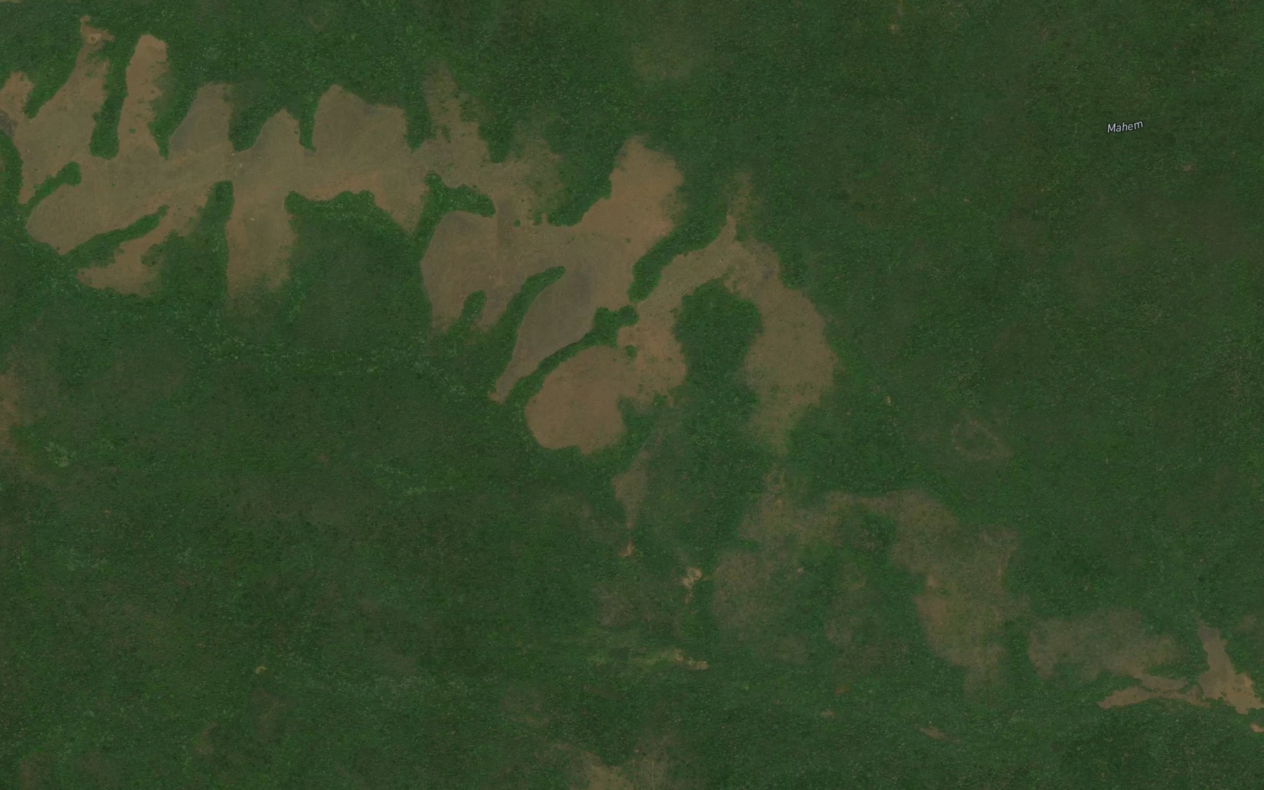 Satellite map of the Minyam