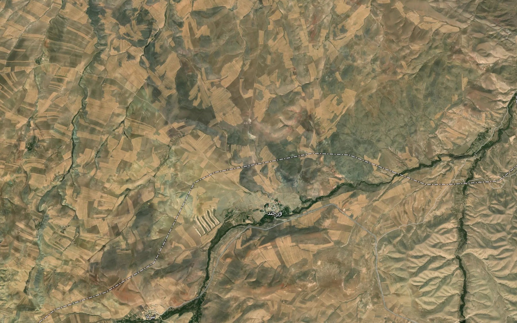 Satellite map of the Cheshmeh-ye Khedmat Chamandi