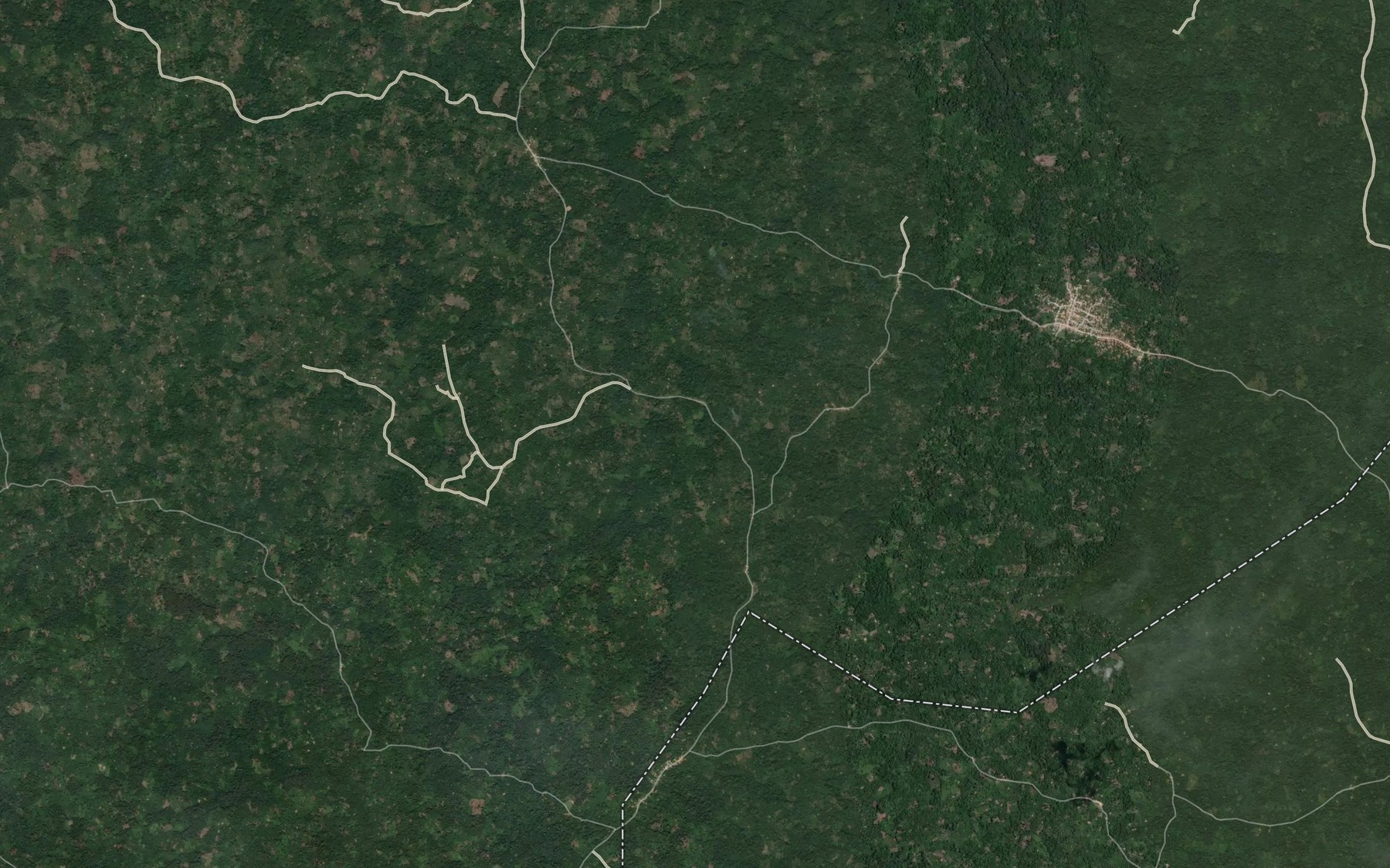 Satellite map of the Bahili