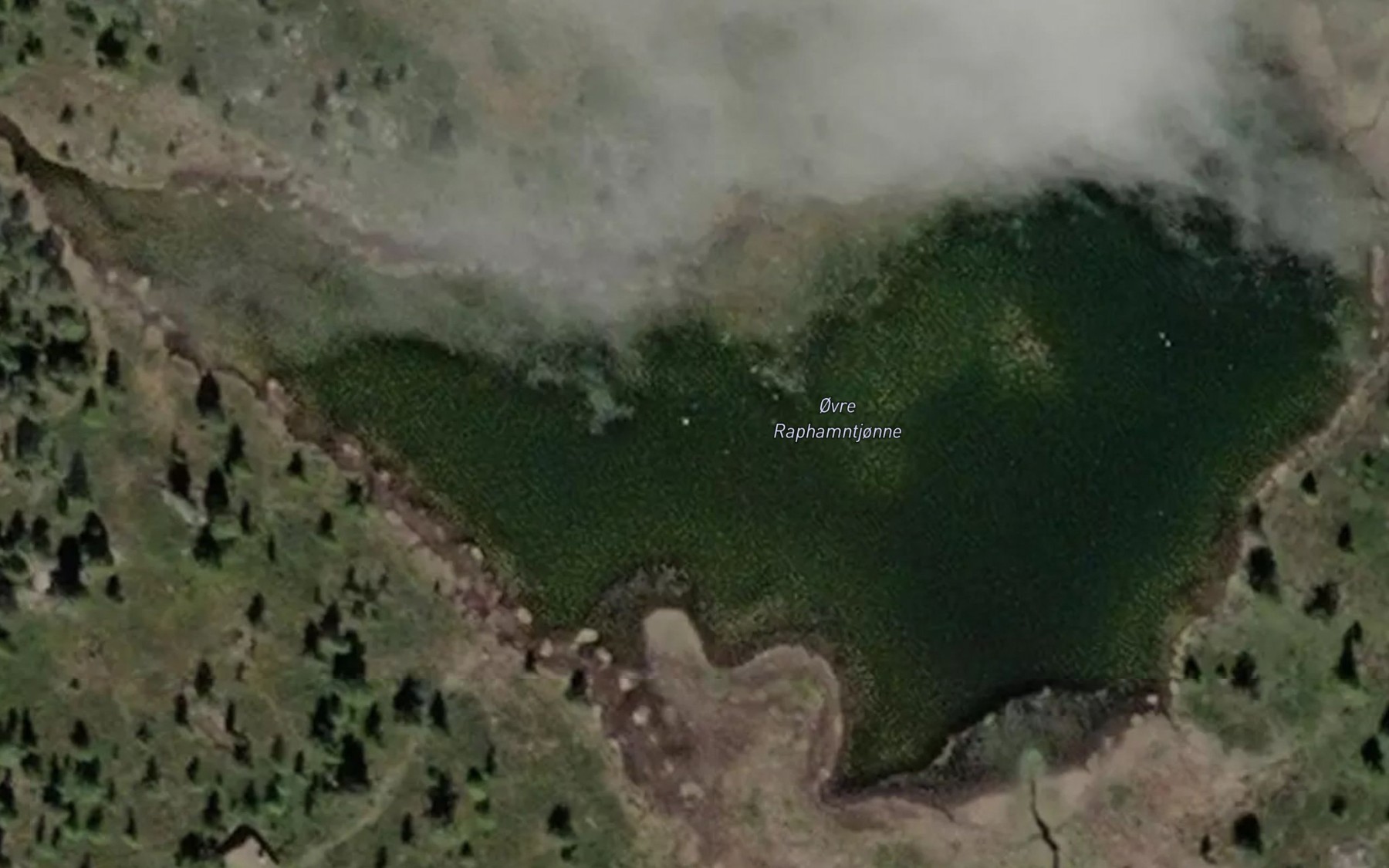 Satellite map of the Raphamntjorni,ovre