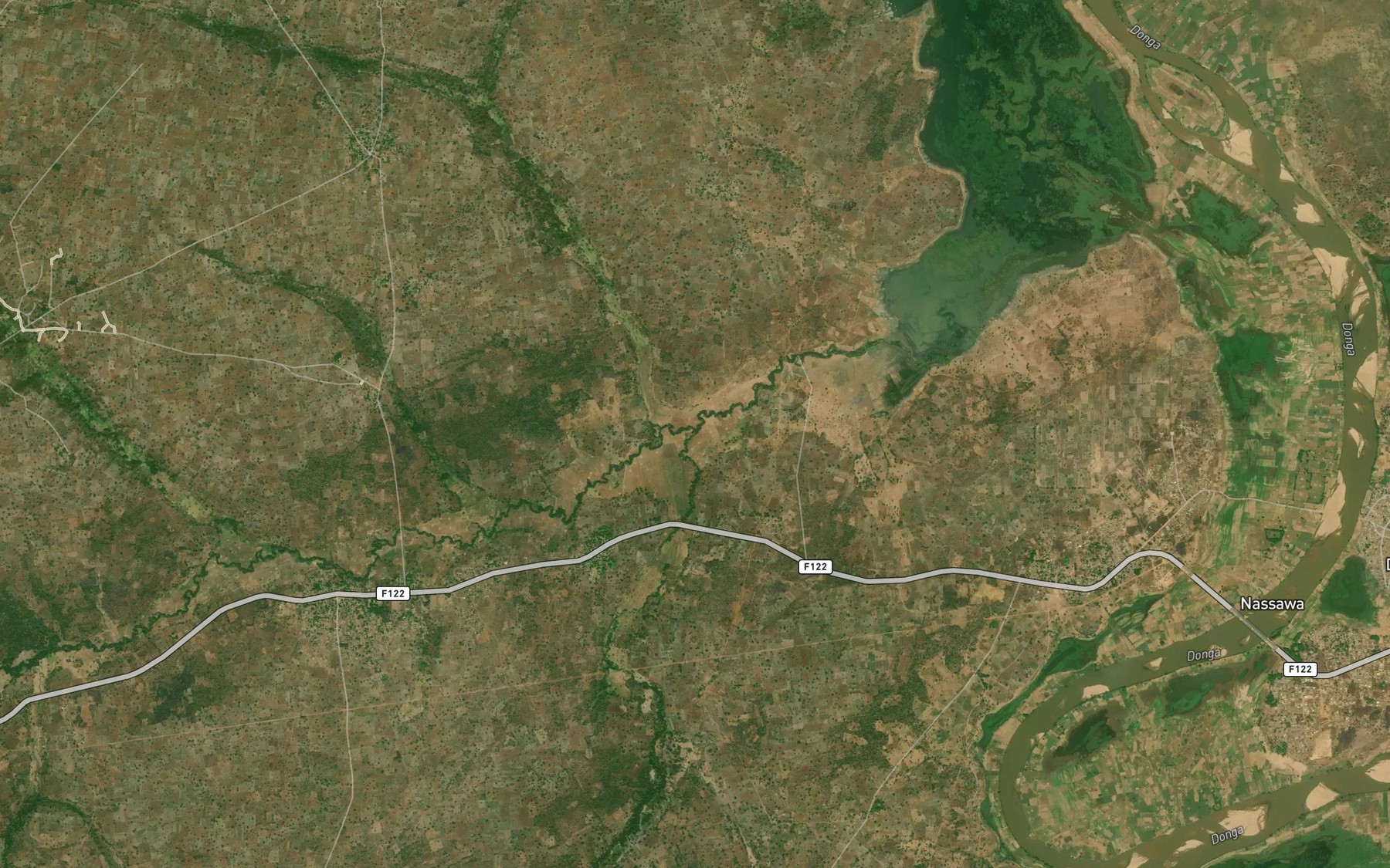 Satellite map of the Shongusha
