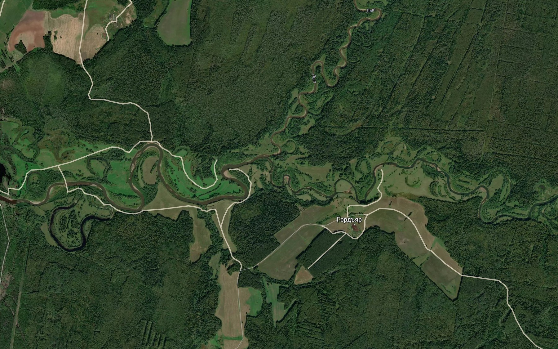 Satellite map of the Lyp