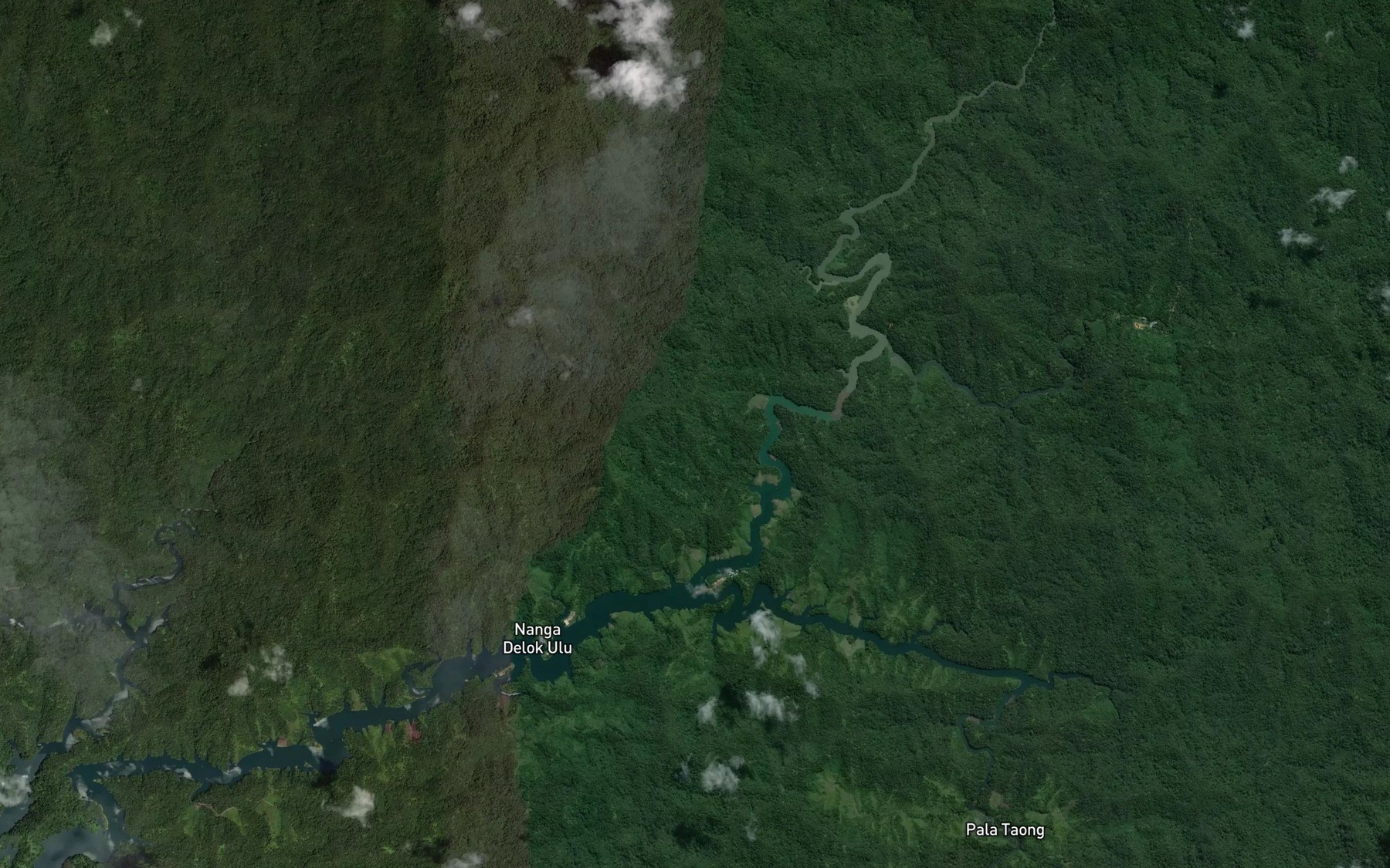 Satellite map of the Wong Emburi