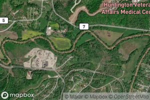 Satellite map of the Walker Branch