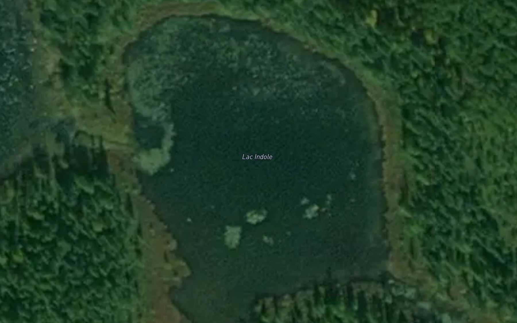 Satellite map of the Lac Indole